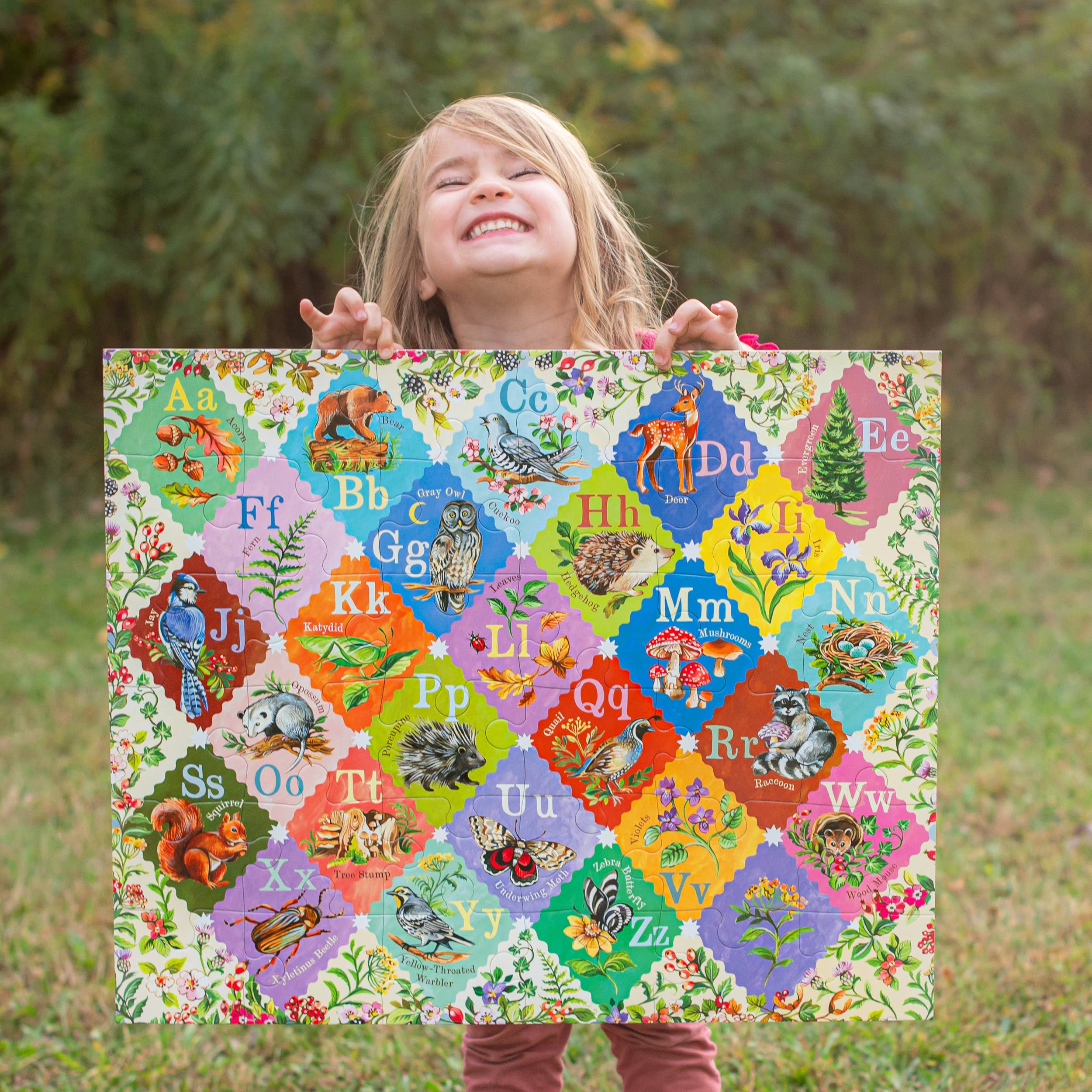 A is for Acorn 36 Piece Giant Puzzle