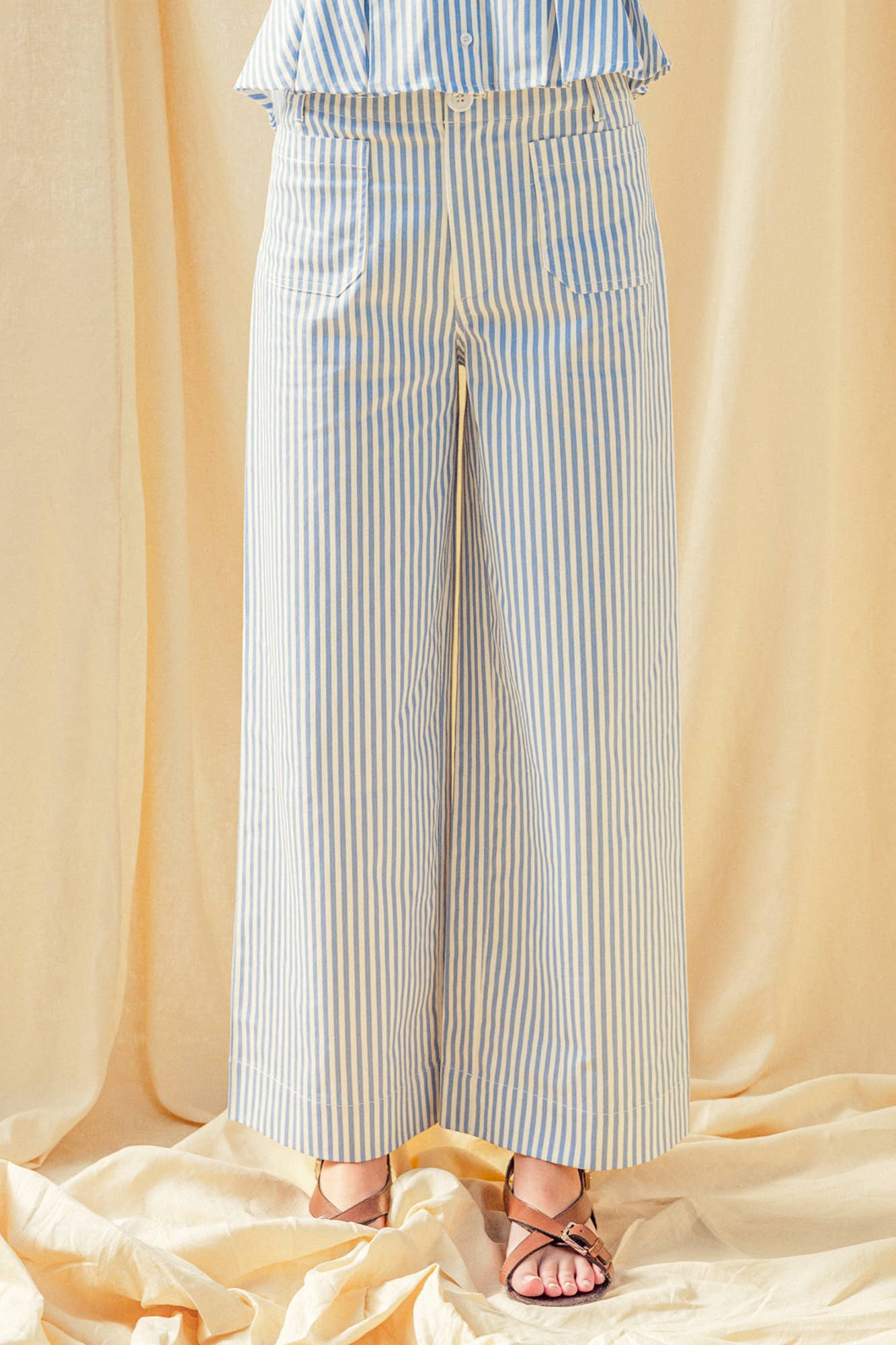 Striped Pocket Front Pants