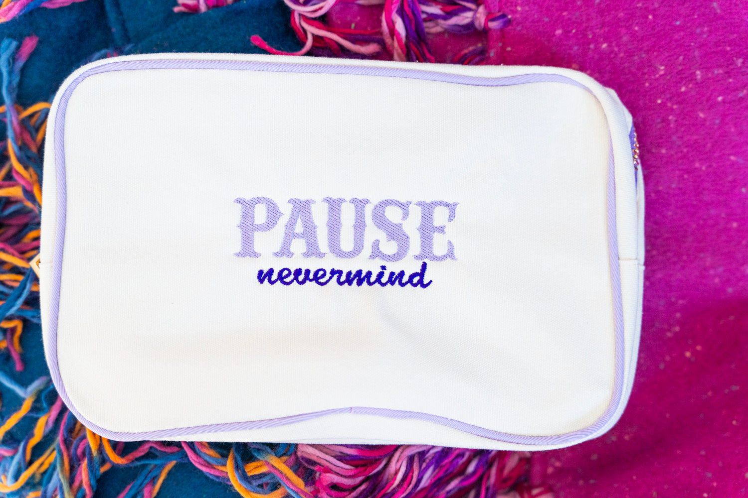 Pause Nevermind Tile Bag