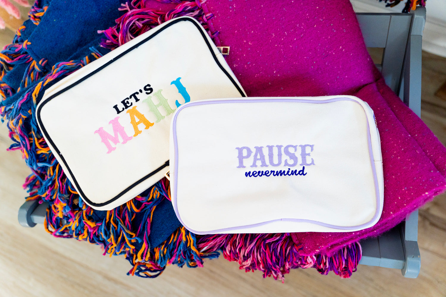 Pause Nevermind Tile Bag
