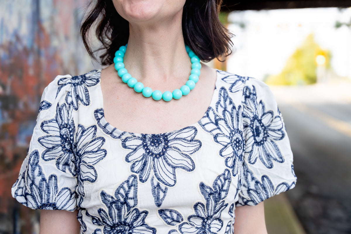 Turquoise Bauble Necklace
