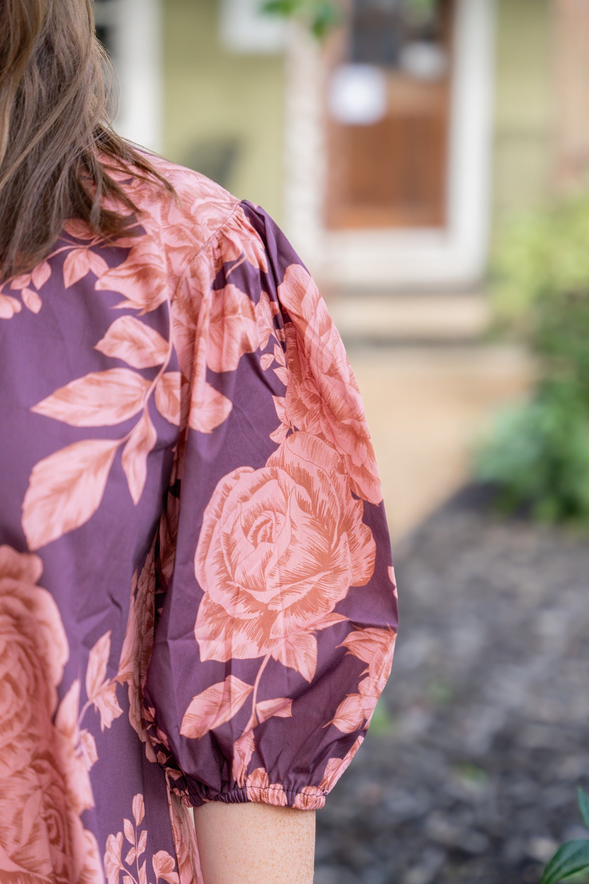 Rose Floral Mini Dress