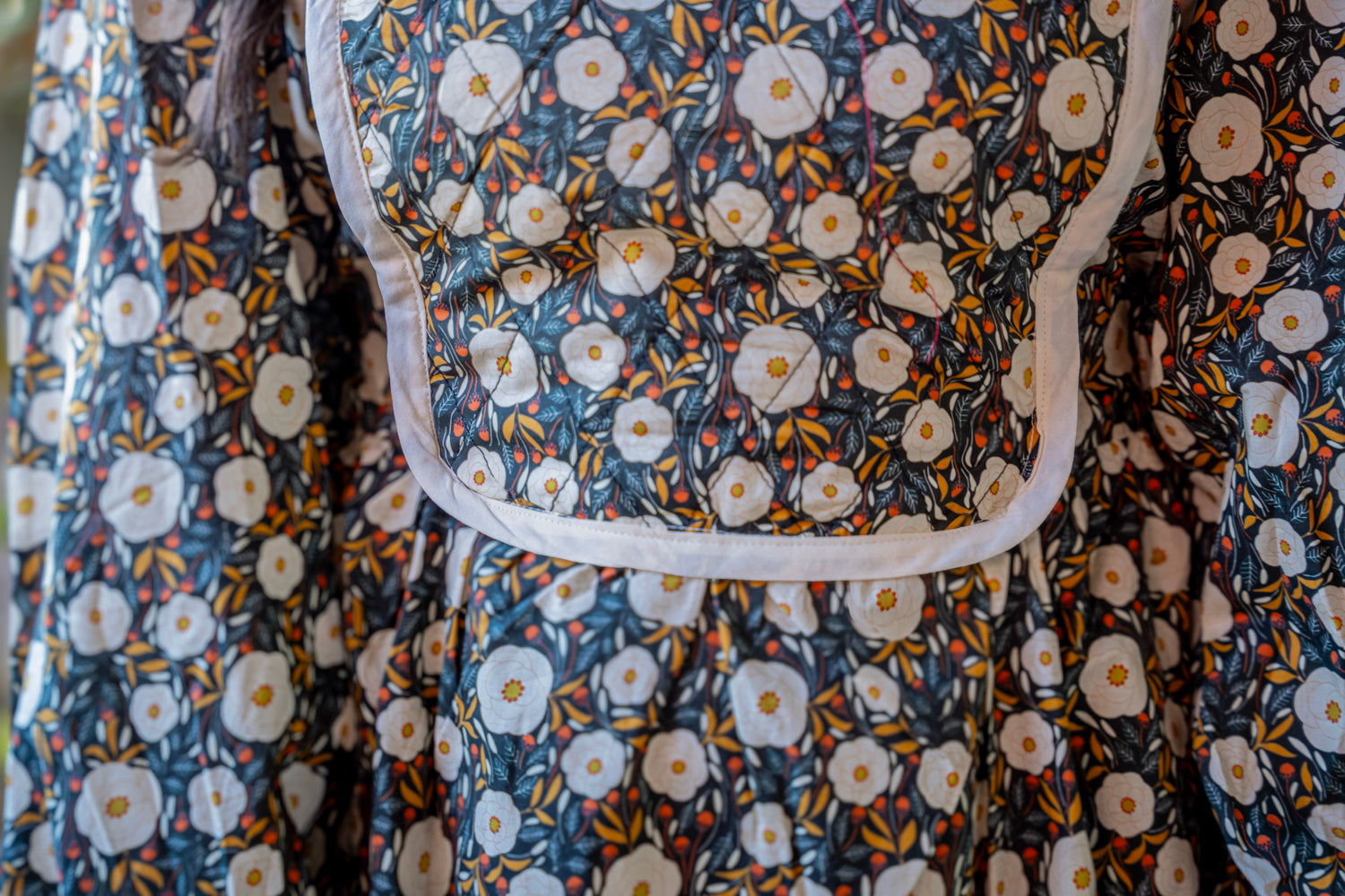 Daisy Quilted Mini Dress