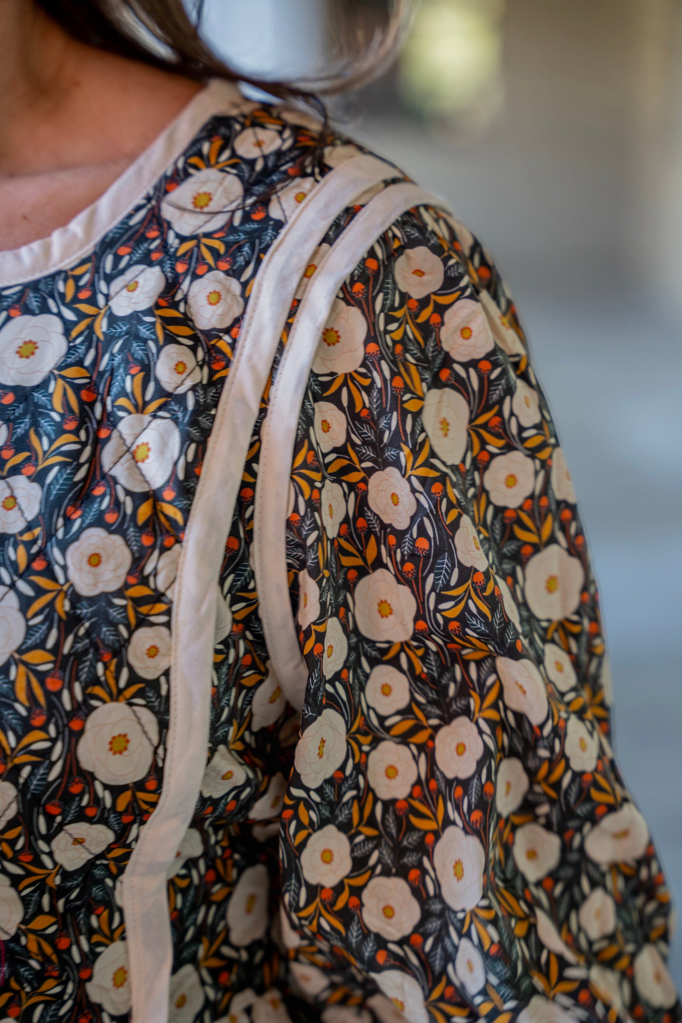 Daisy Quilted Mini Dress