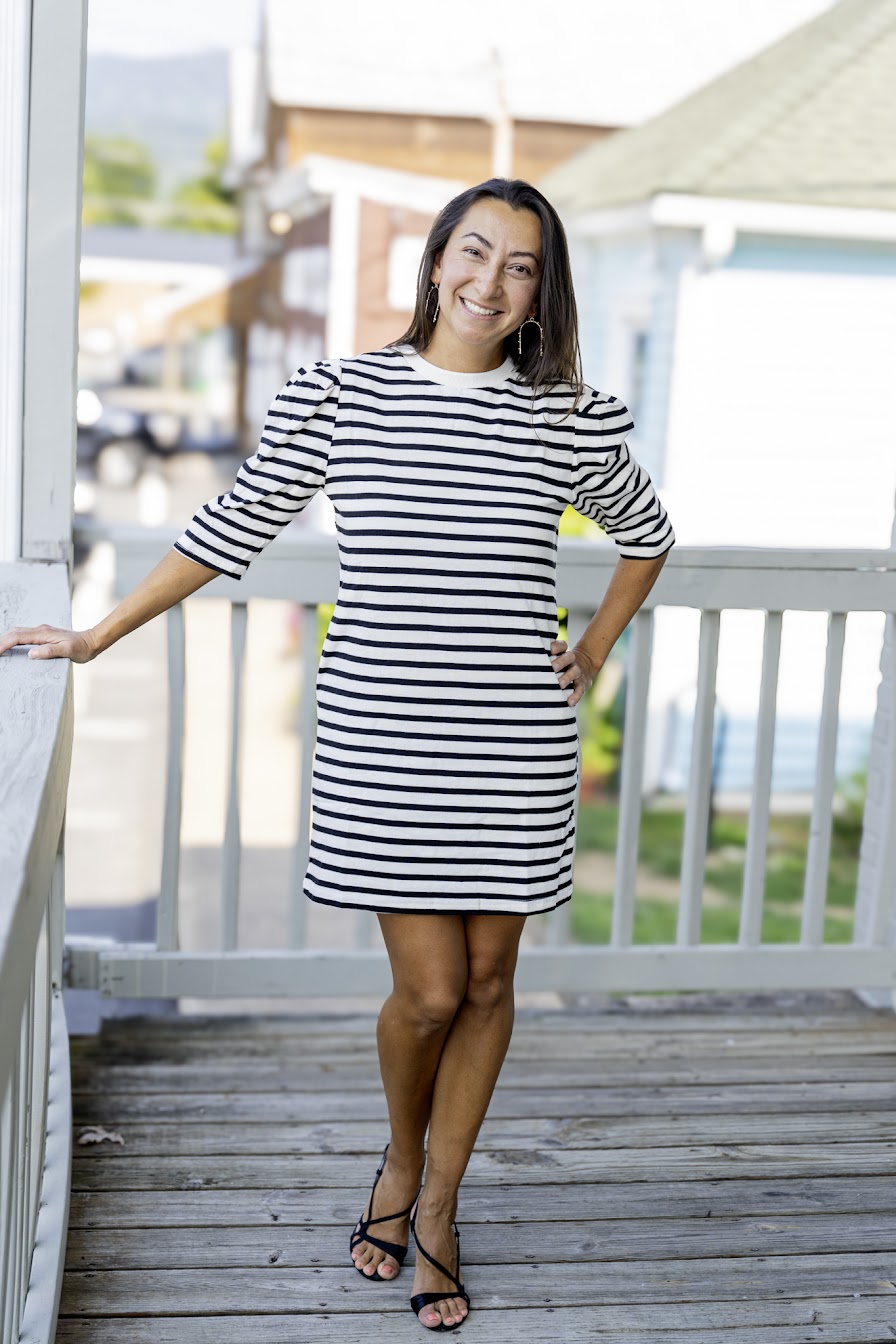 The Stripe Pomander Dress