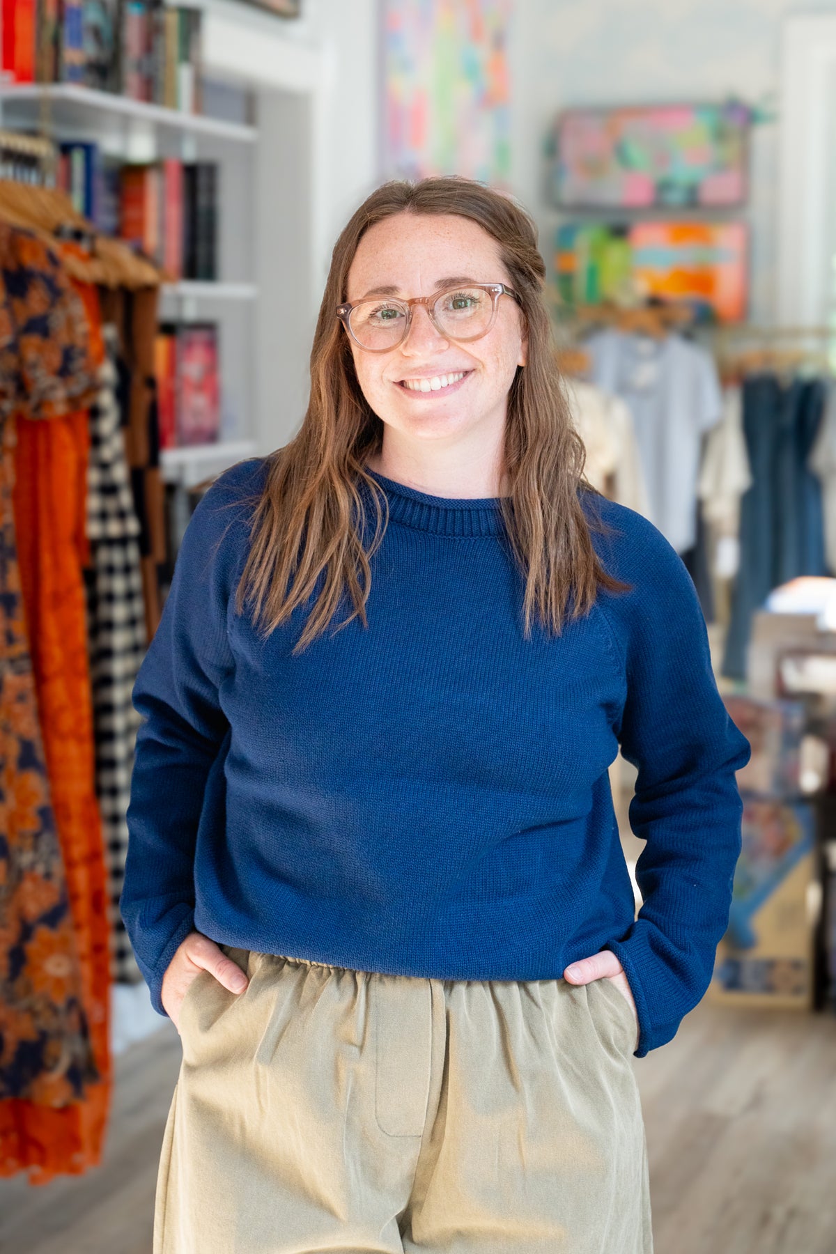 Felicia Olive Barrel Pants
