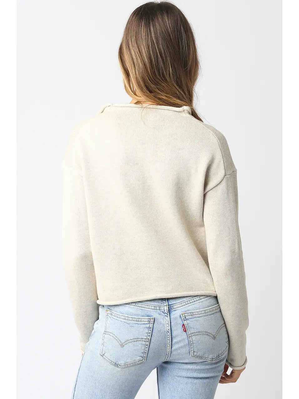 Elisa Classic Button-Up Knit Top