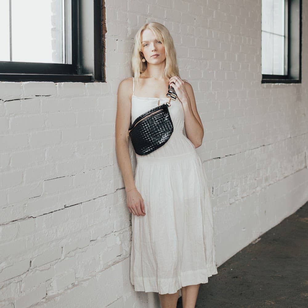 Westlyn Woven Bum Bag *NEW COLORS ADDED*: Cream