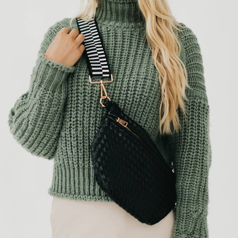 Westlyn Woven Bum Bag *NEW COLORS ADDED*: Cream