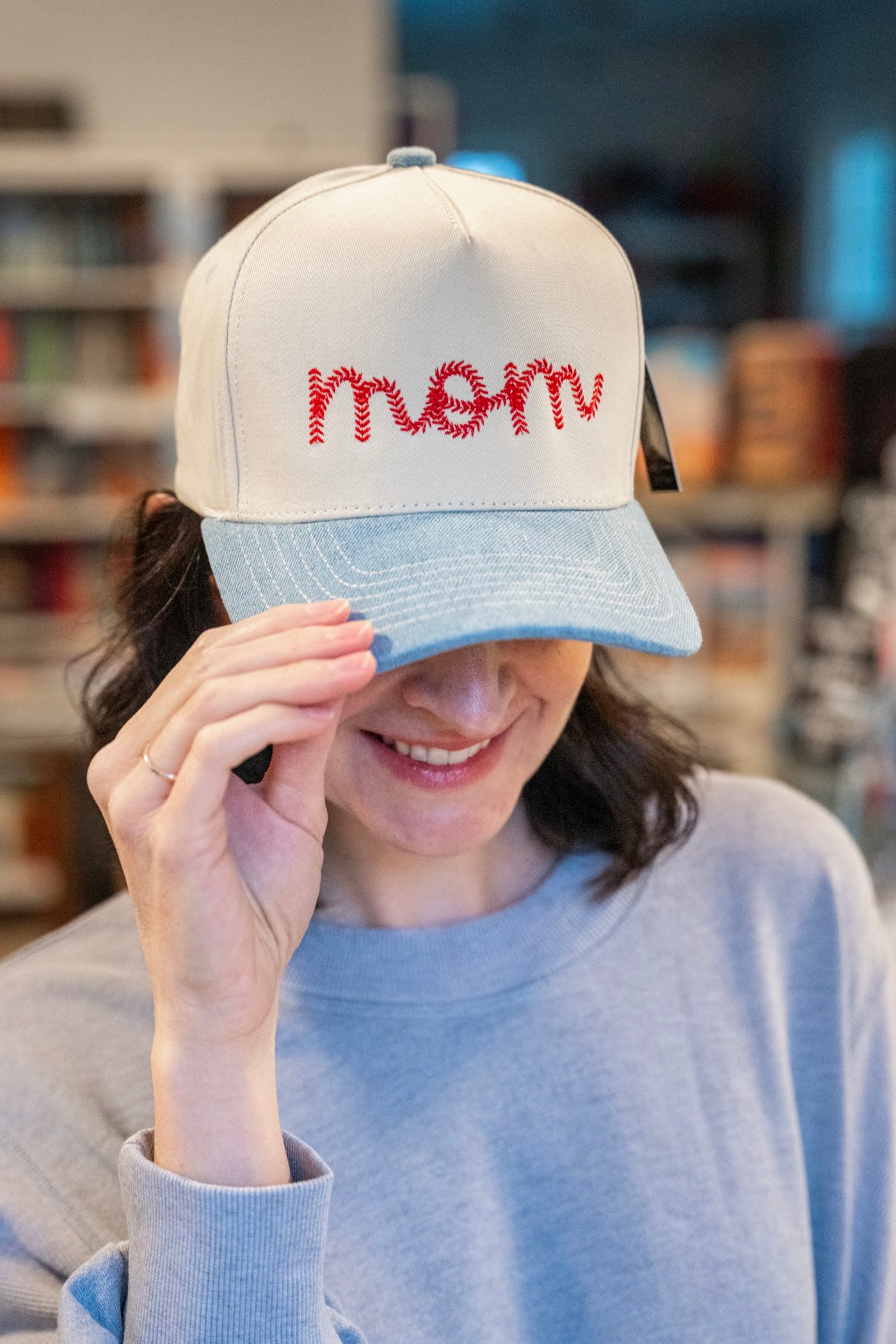 Pre-Order: Baseball Mom Two-tone Hat