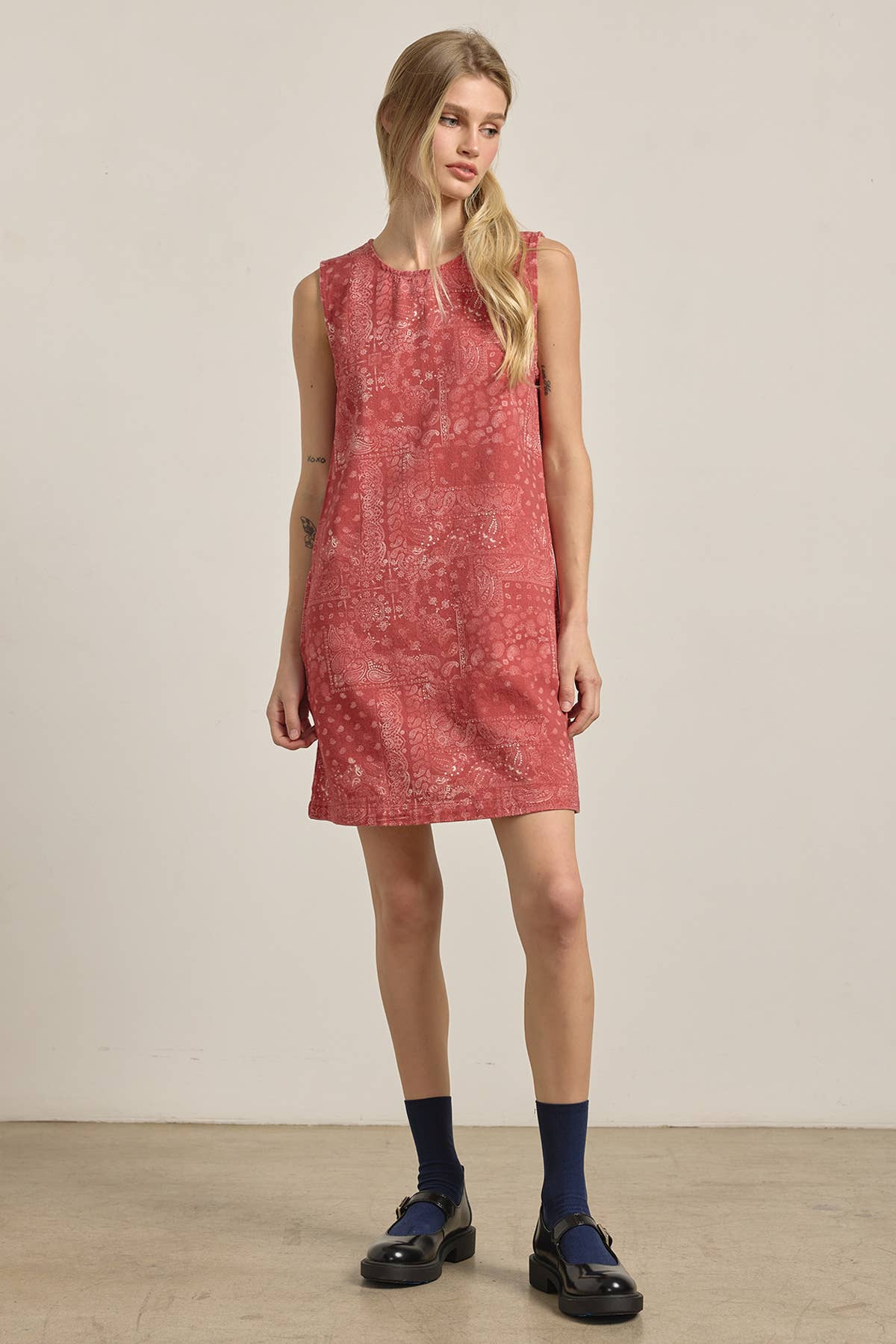 The Bandana Print Shift Dress