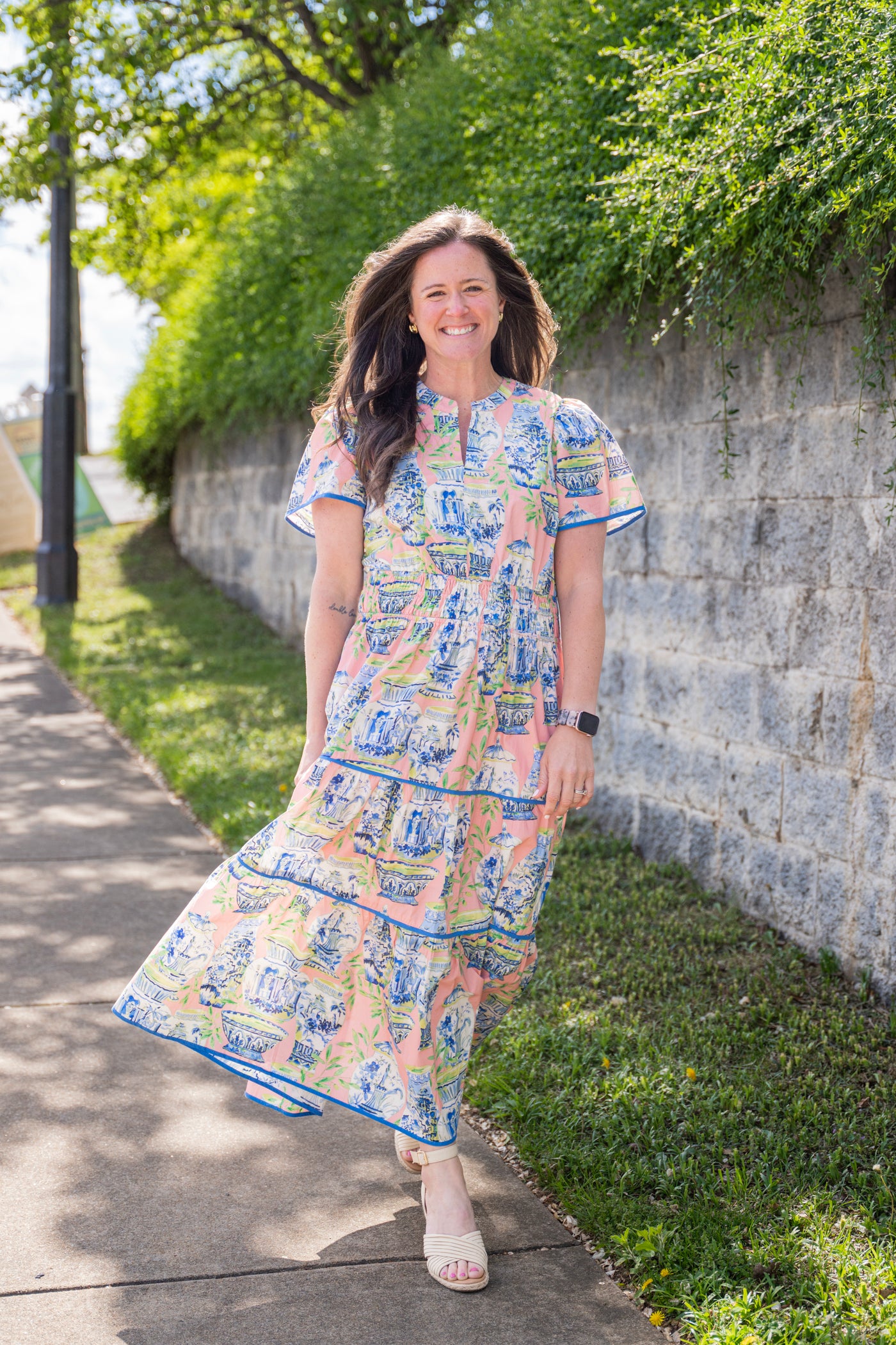 Eden Charm Midi Dress