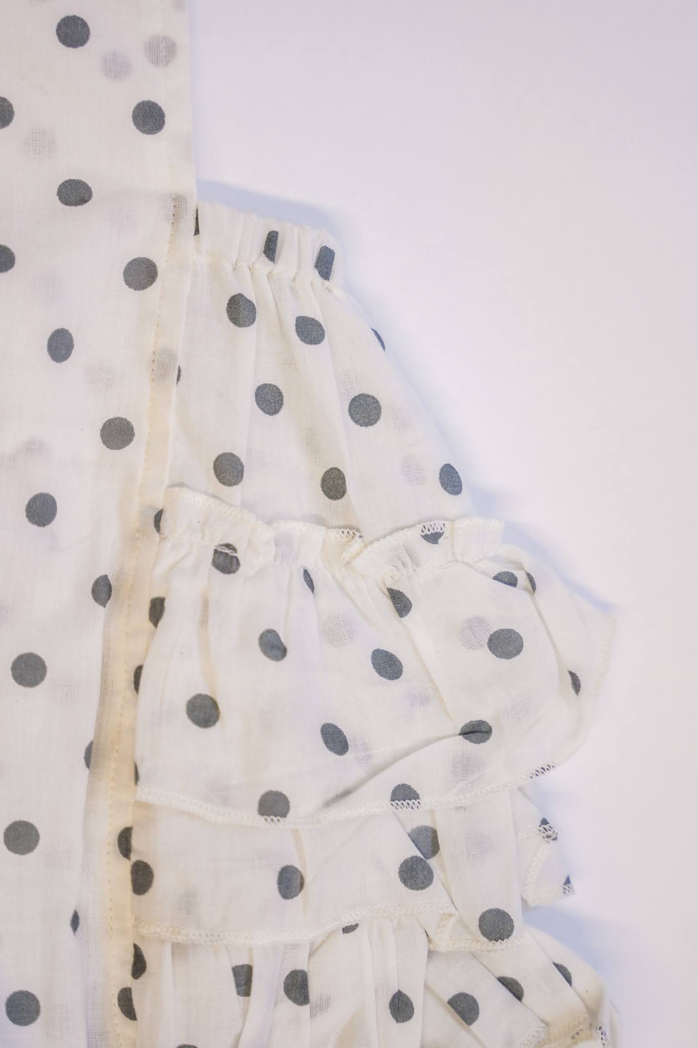 Blue Dot Ruffle Bubble