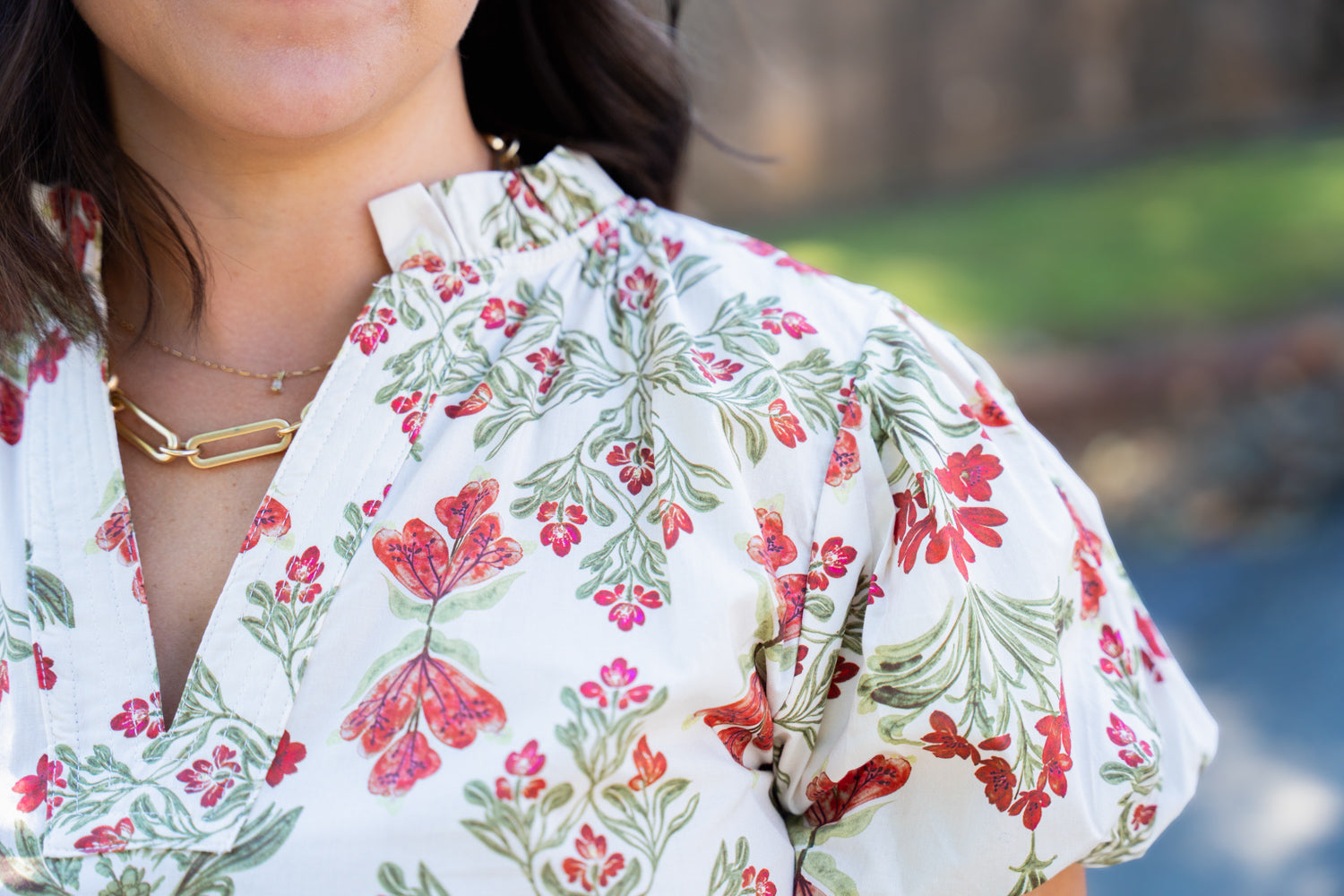 Kinsey Puff Sleeve Blouse