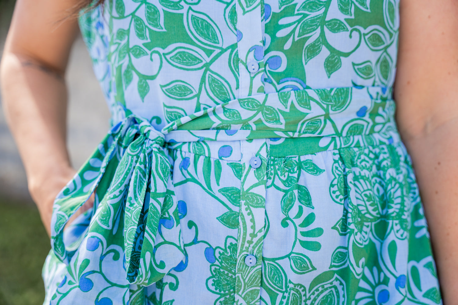 Tressa Floral Riah Button Down Maxi Dress