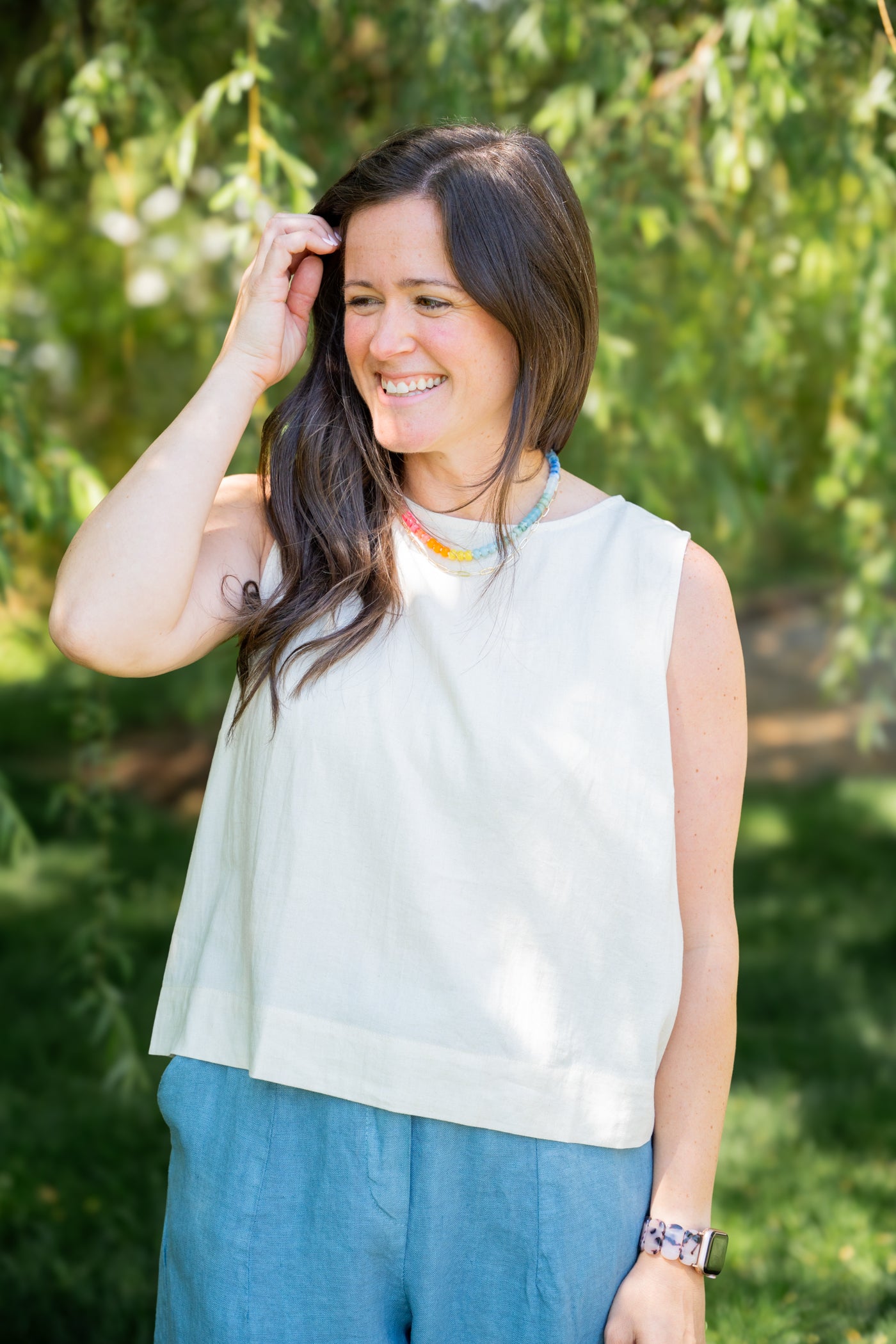 The Linen Blend Tank