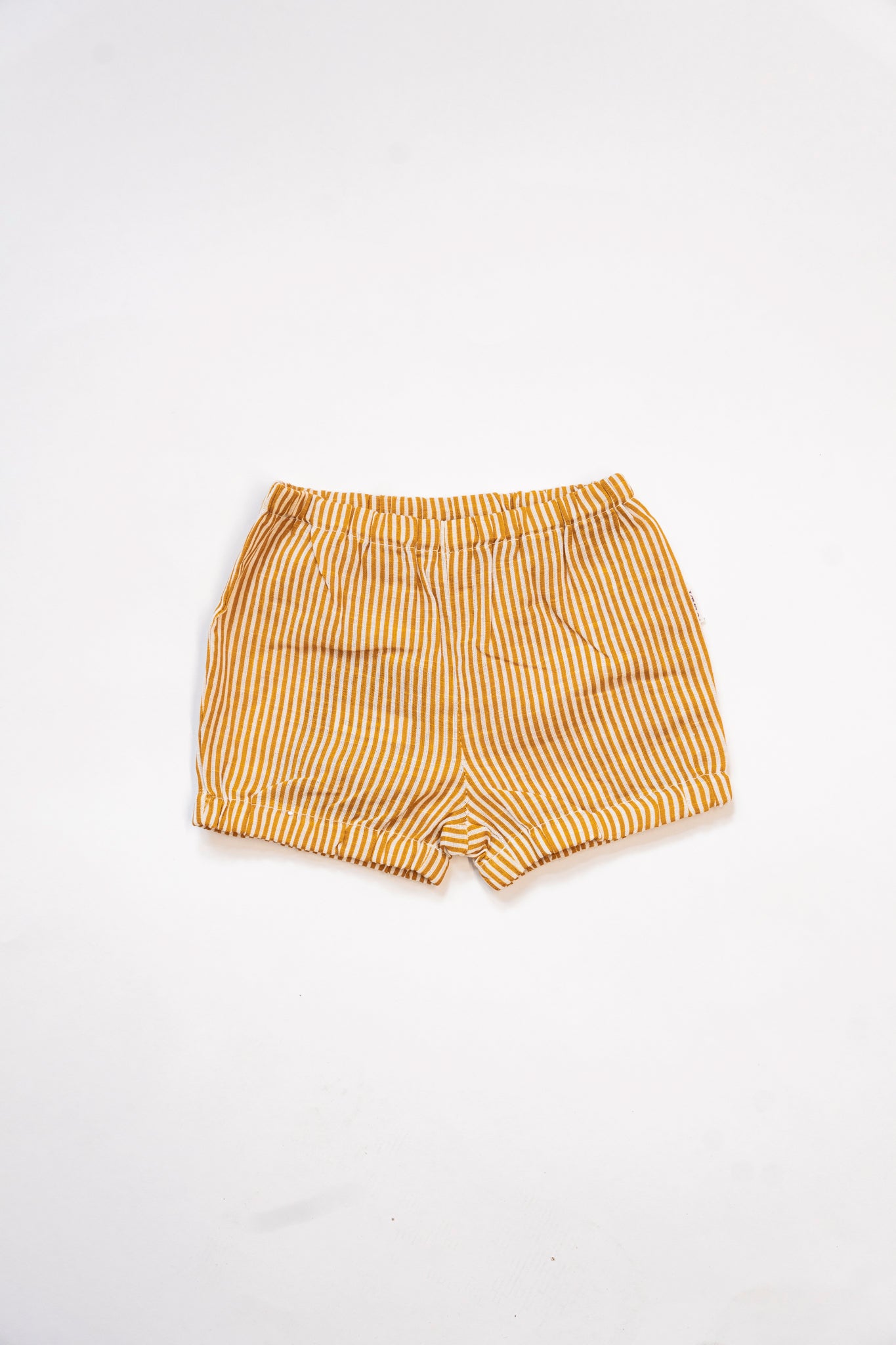 Mustard Stripe Baby Bloomer
