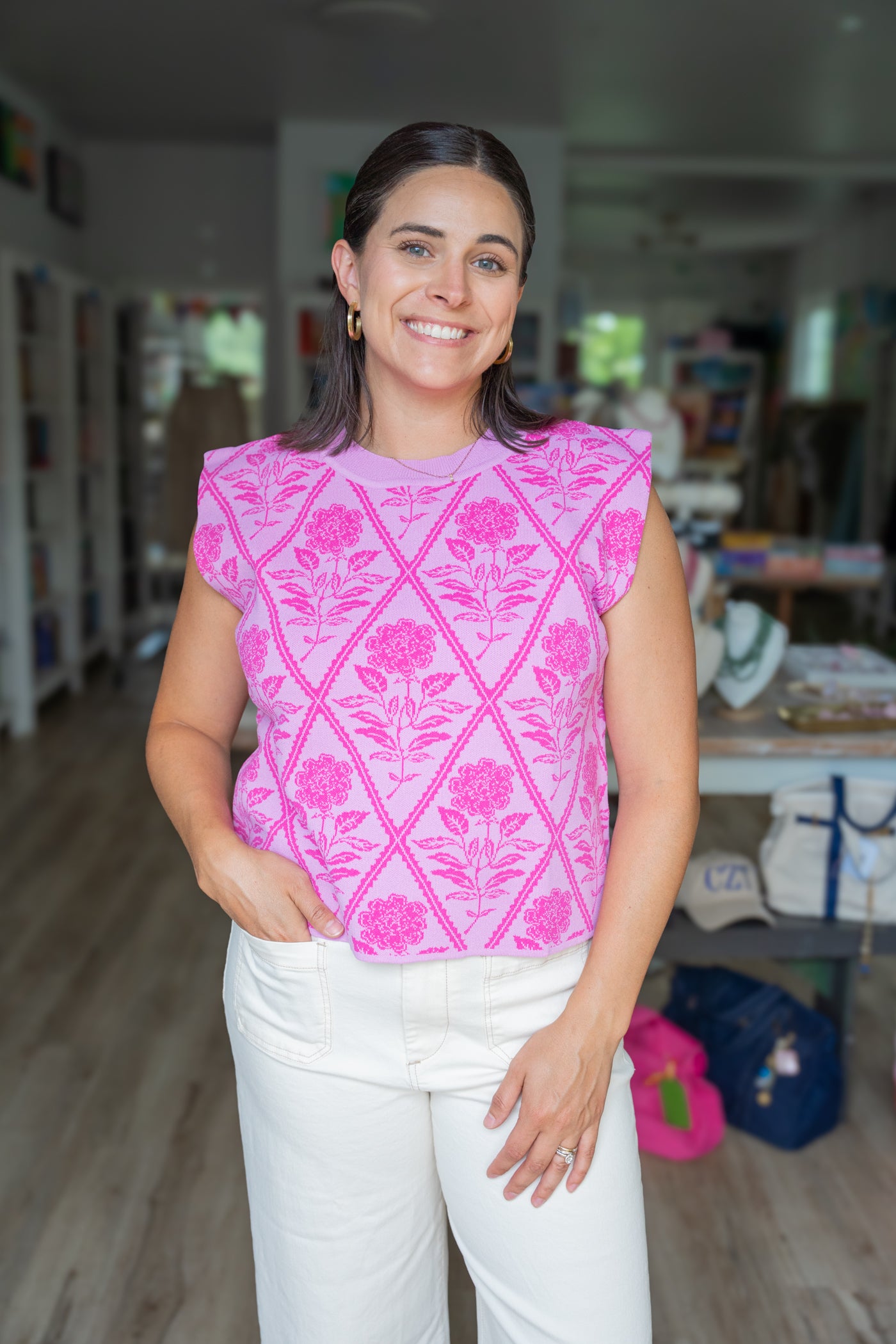 Lily Sleeveless Sweater