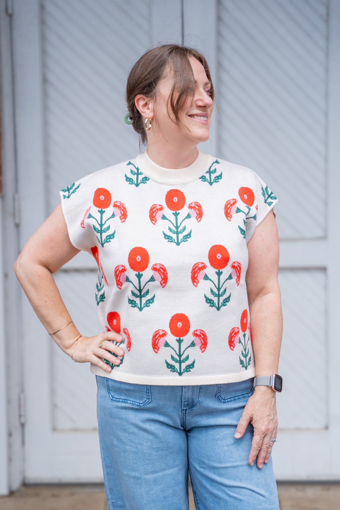 Marigold Cap Sleeve Sweater