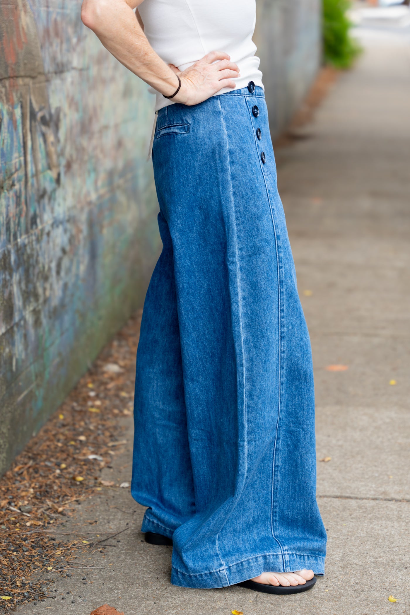 Sailor Wide Leg Jeans