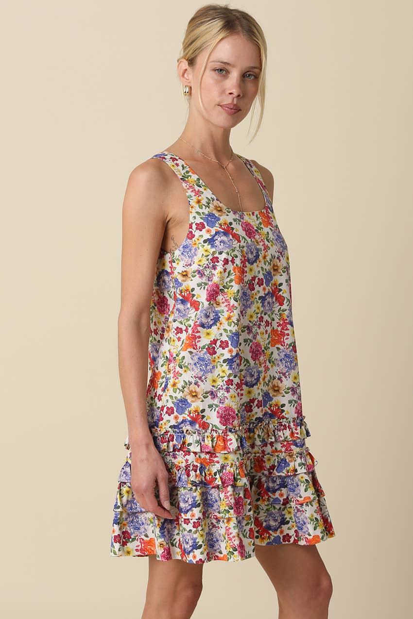 The Saniya Floral Mini Dress