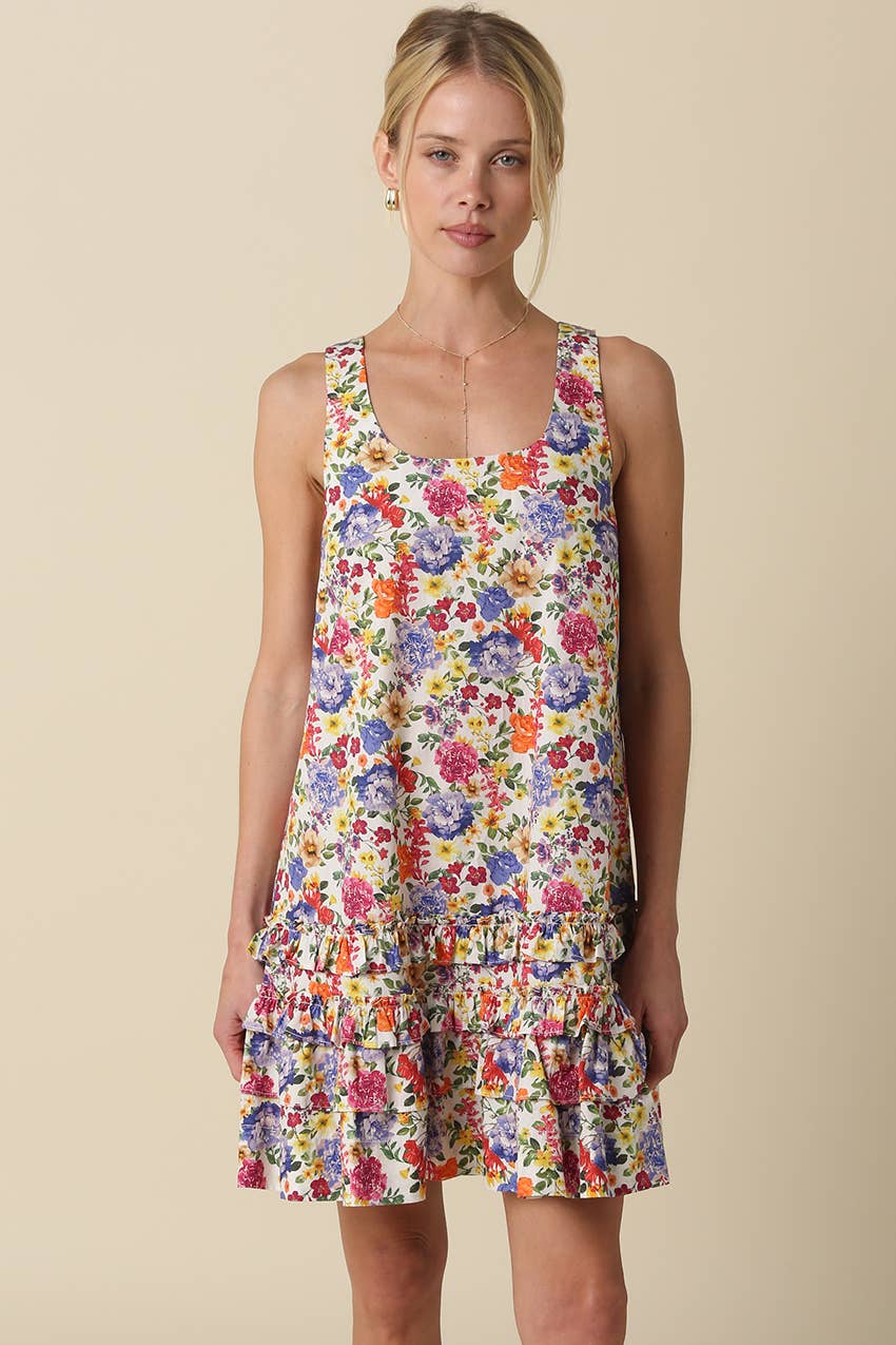 The Saniya Floral Mini Dress