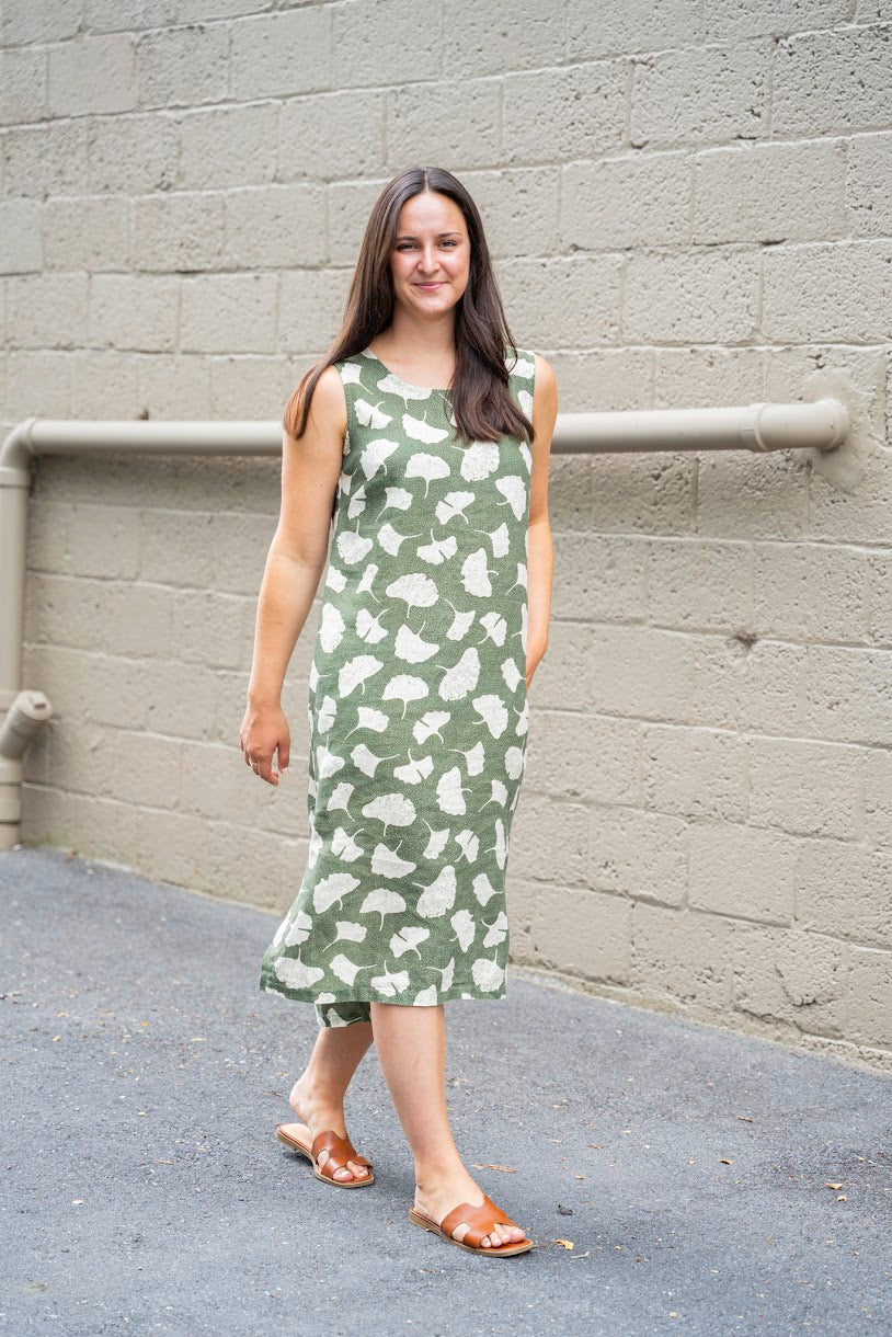 Linen Maxi - Green