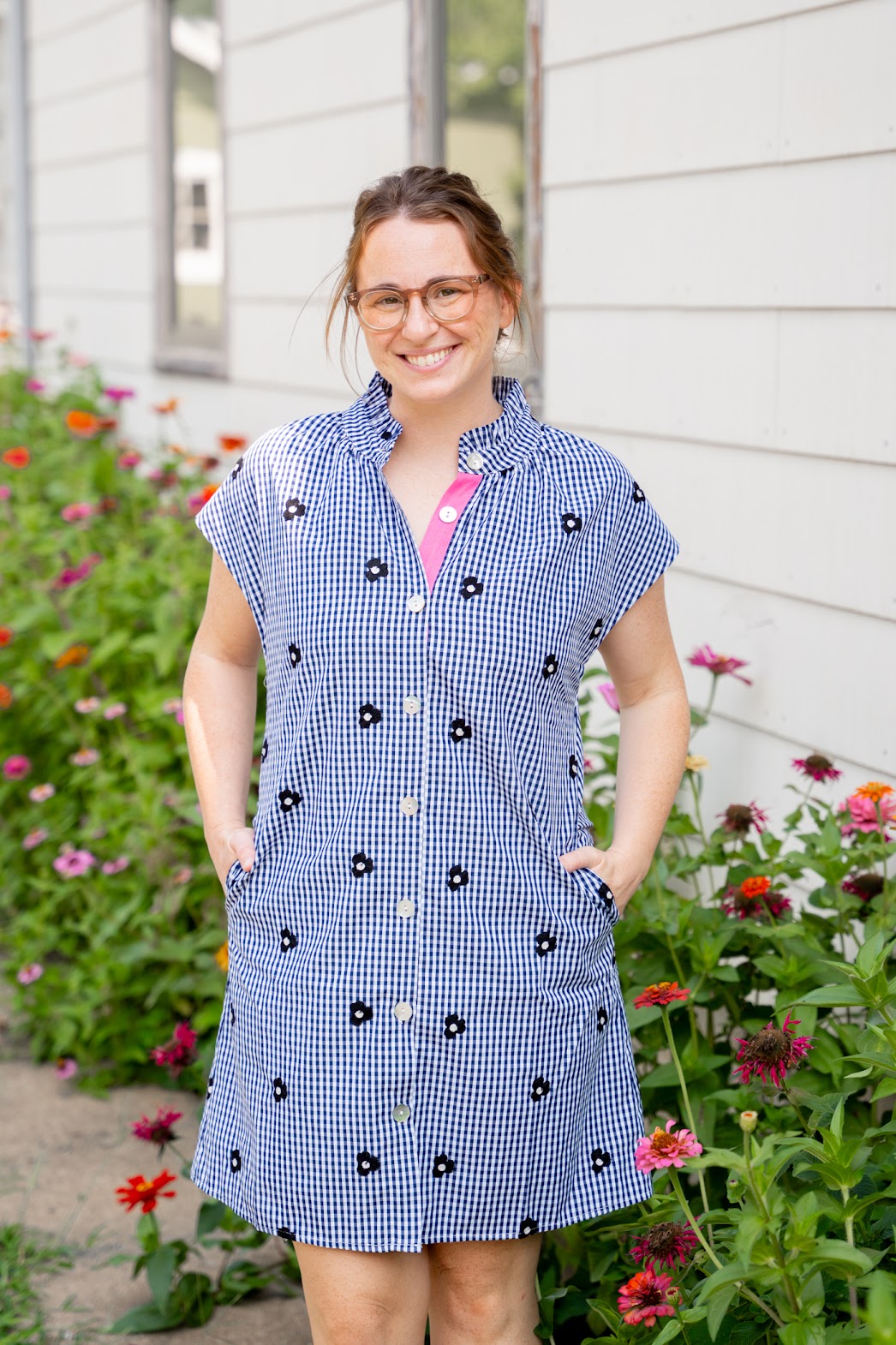 Ginger Gingham Mini Dress