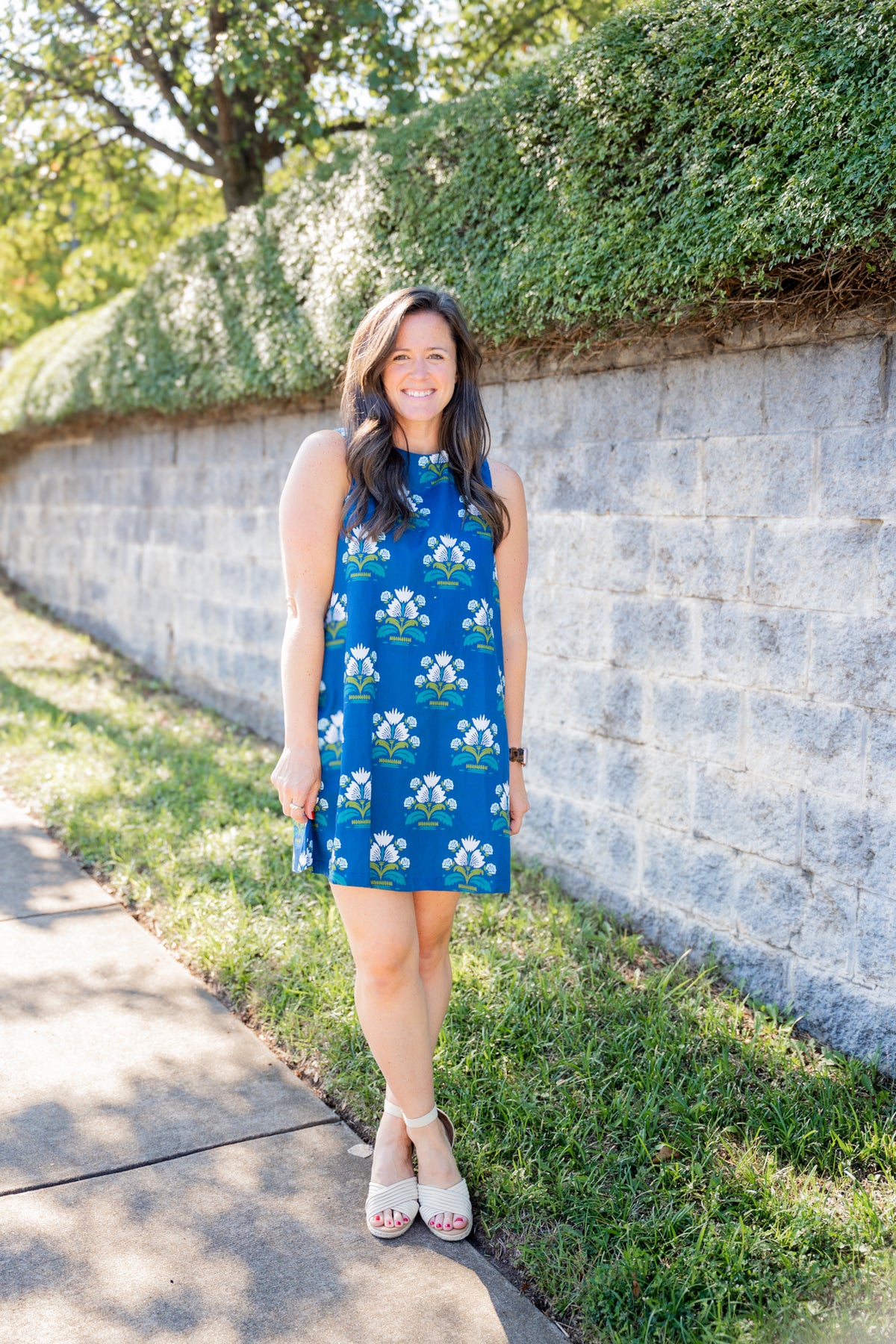 Tallulah Floral Print Shift Dress