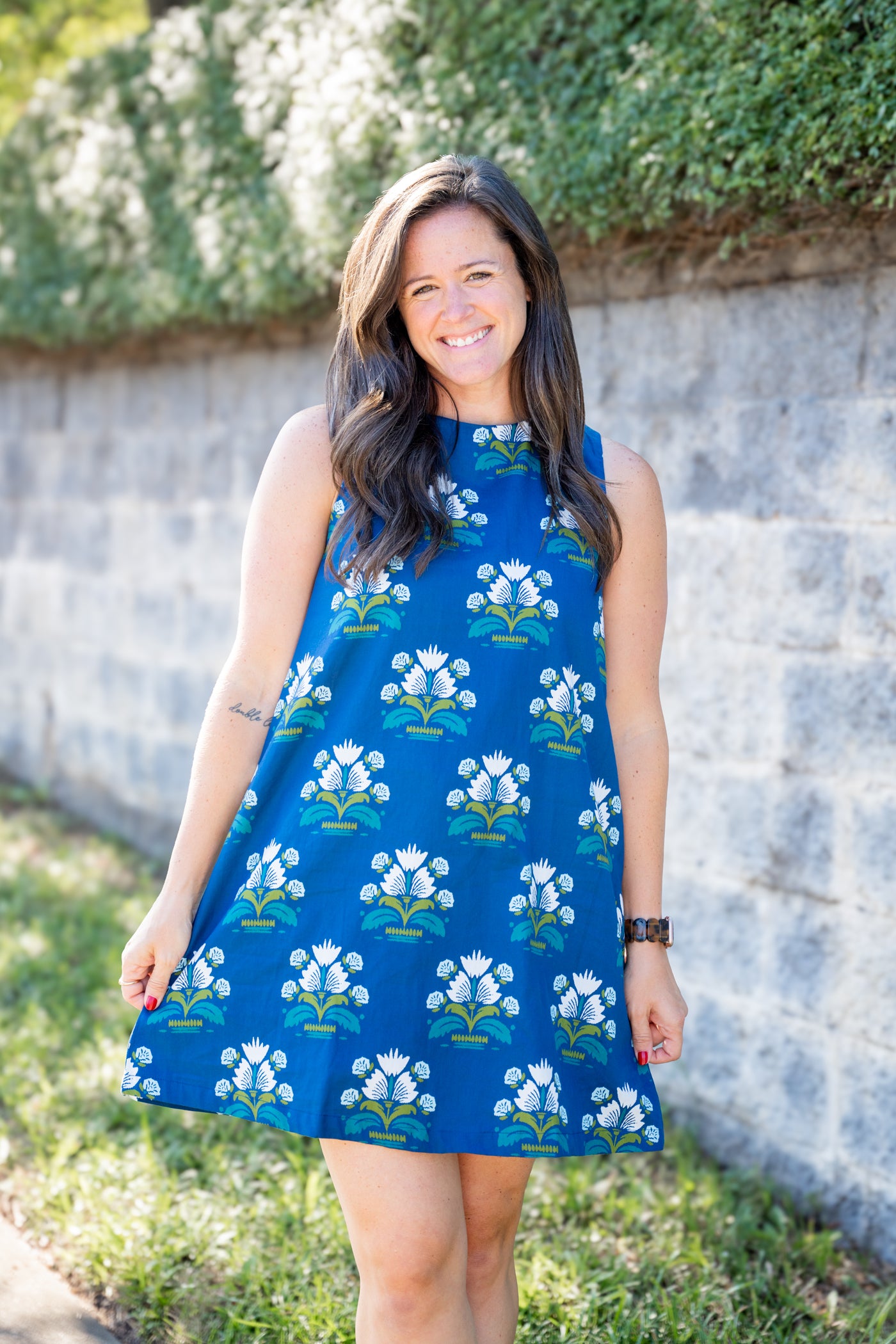 Tallulah Floral Print Shift Dress