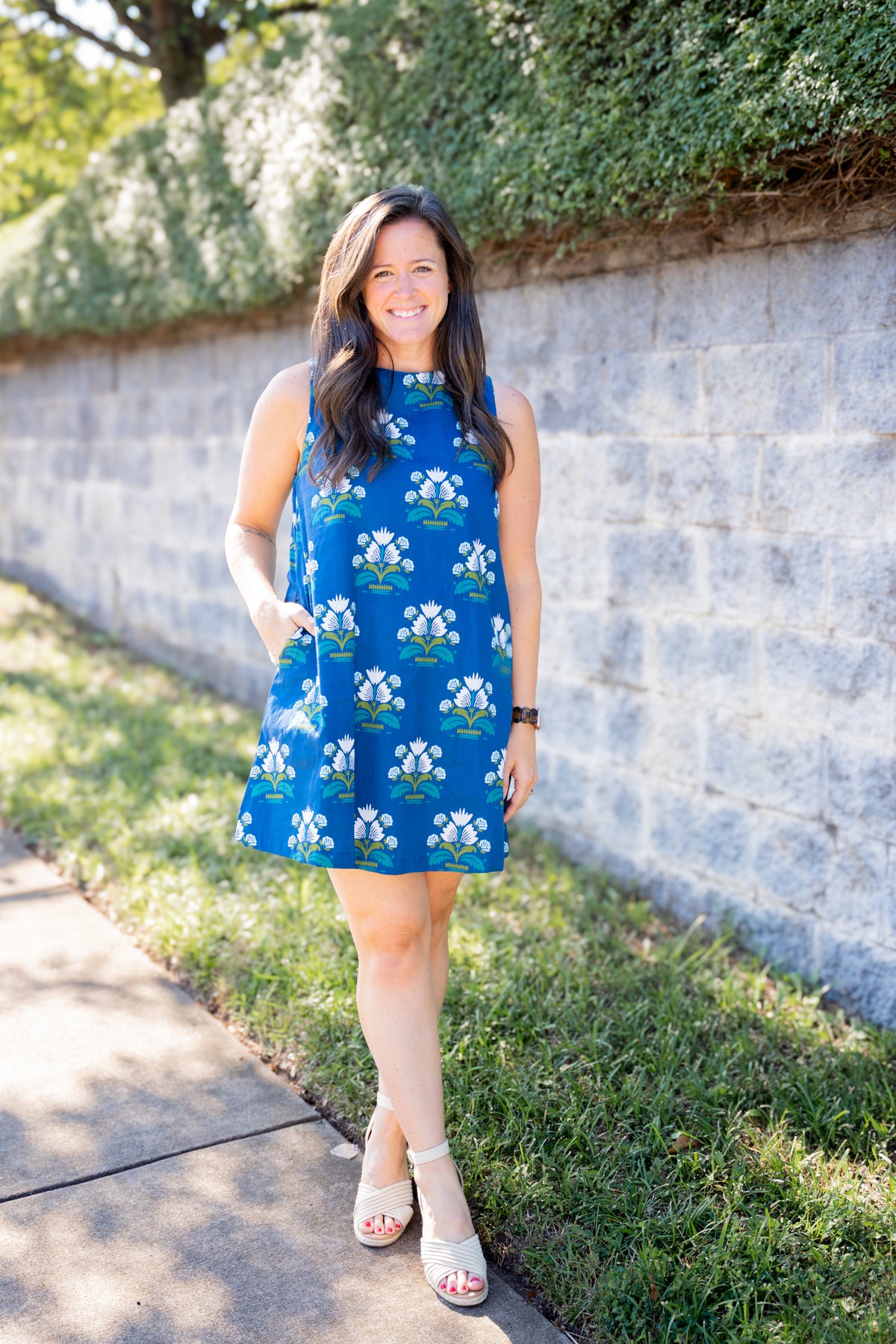 Tallulah Floral Print Shift Dress