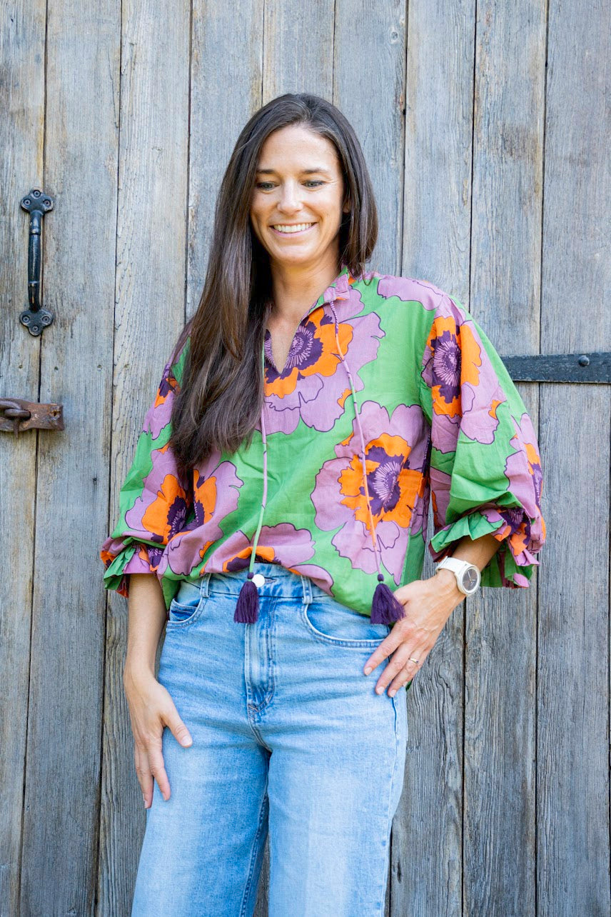 Large Poppy Top