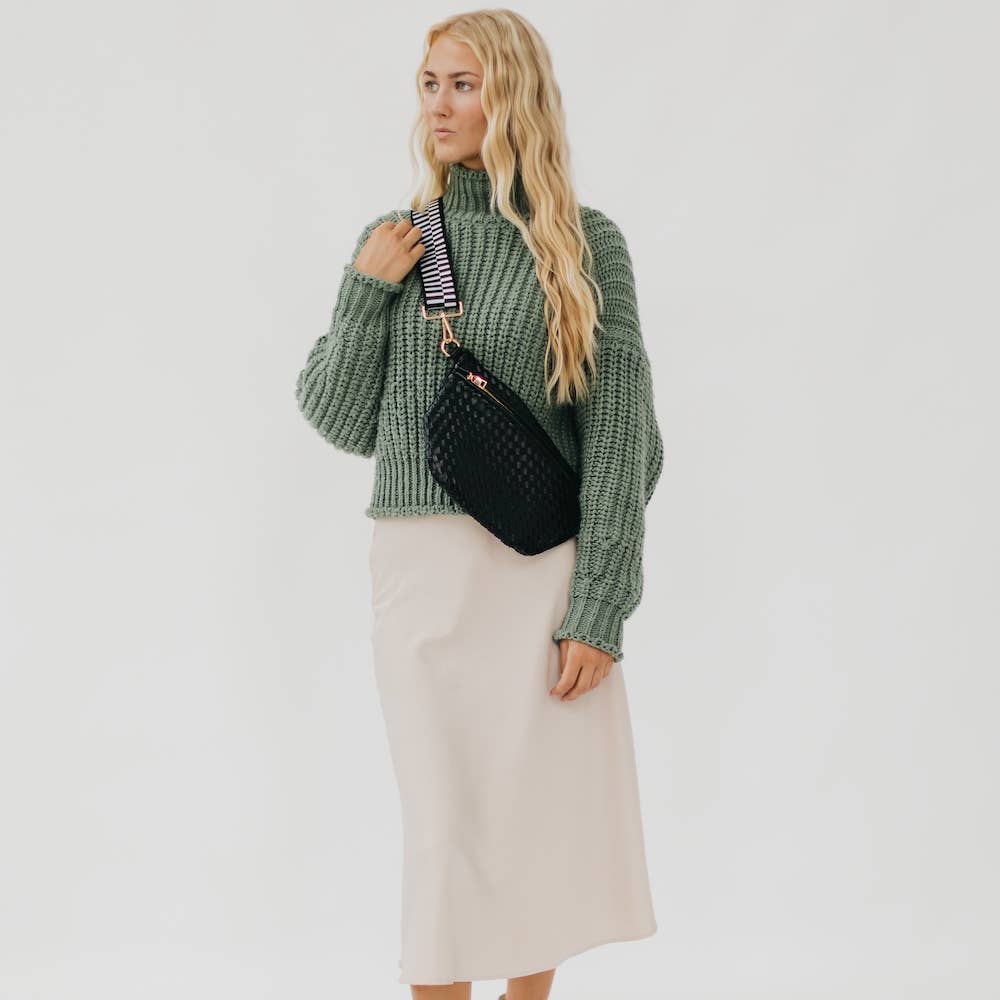 Westlyn Woven Bum Bag *NEW COLORS ADDED*: Cream