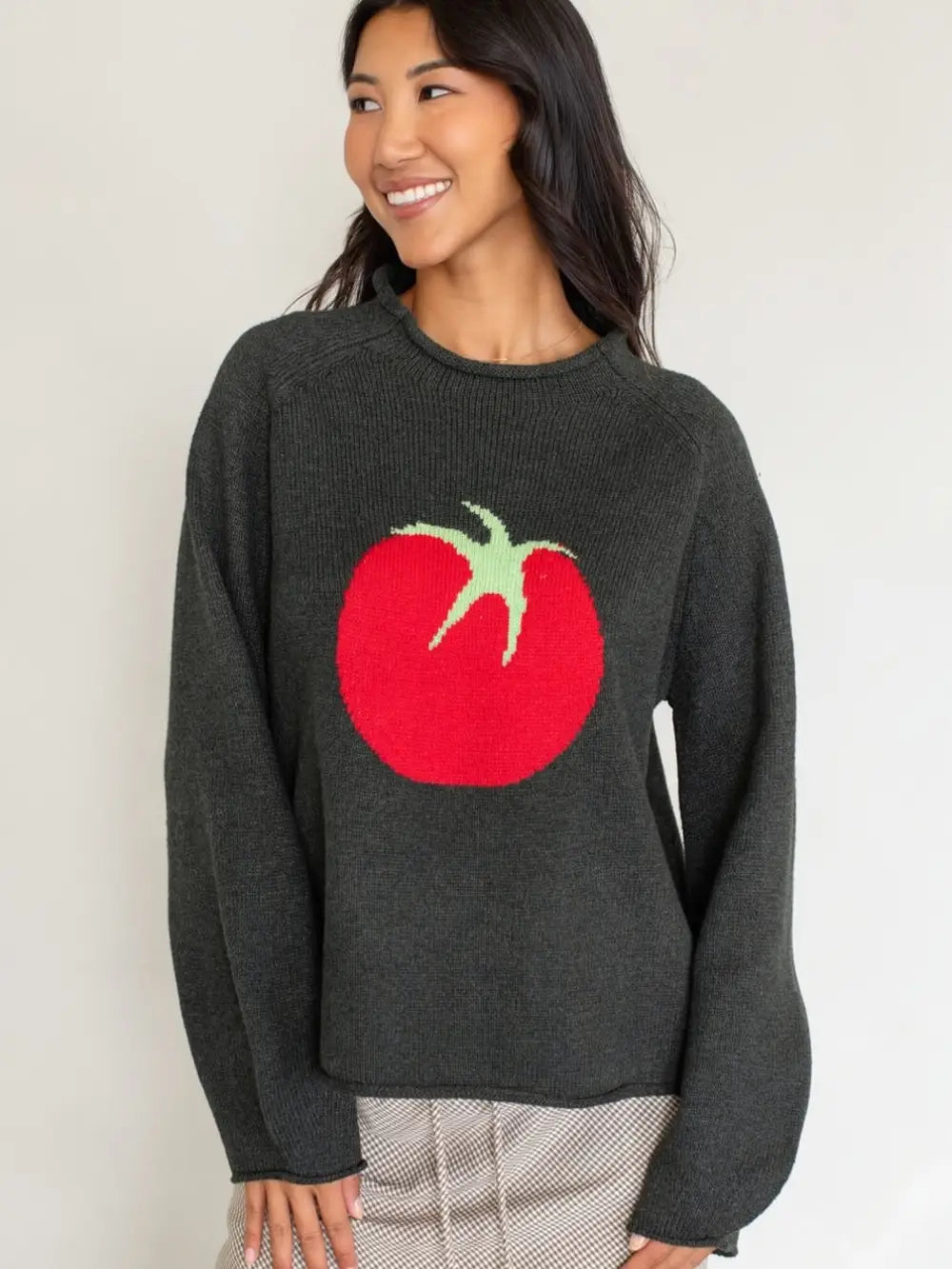 Rollneck Tomato Sweater