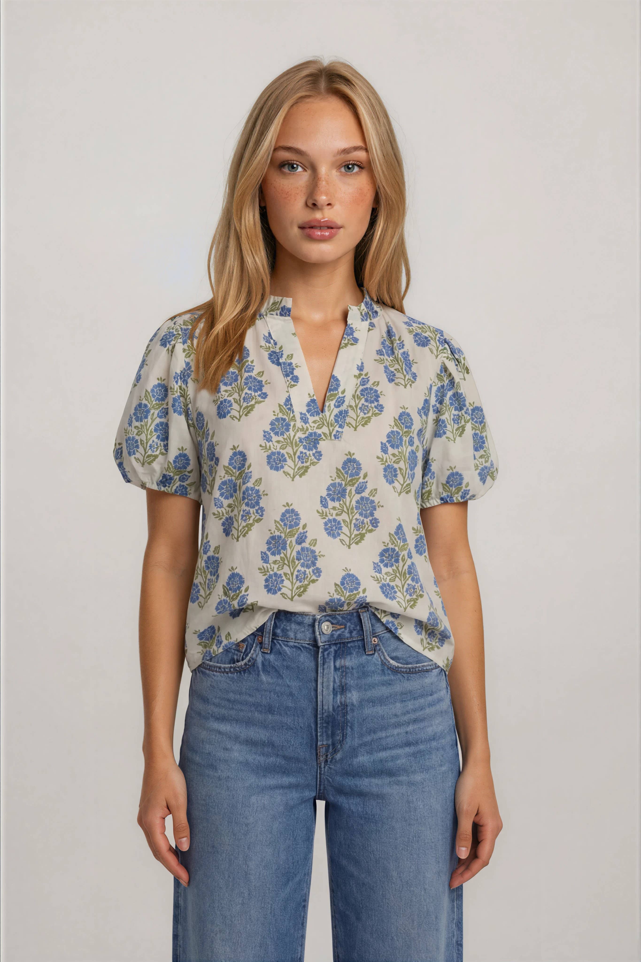 Rebecca Puff Sleeve Blouse