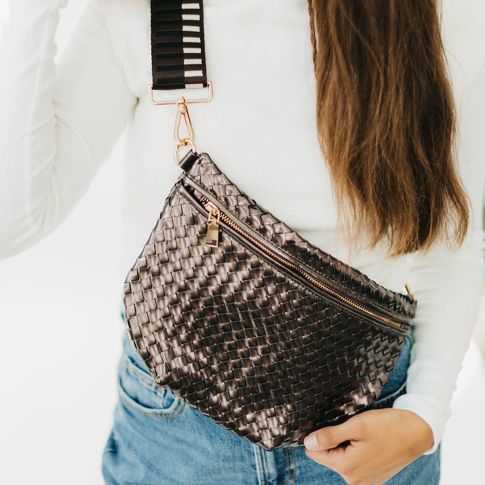 Westlyn Woven Bum Bag *NEW COLORS ADDED*: Cream