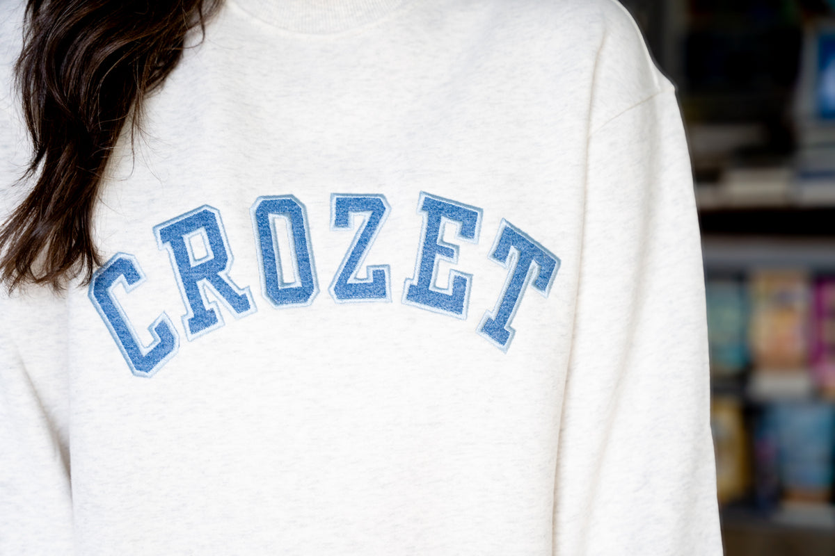 CROZET Appliqué Back to School Varsity Sweatshirt