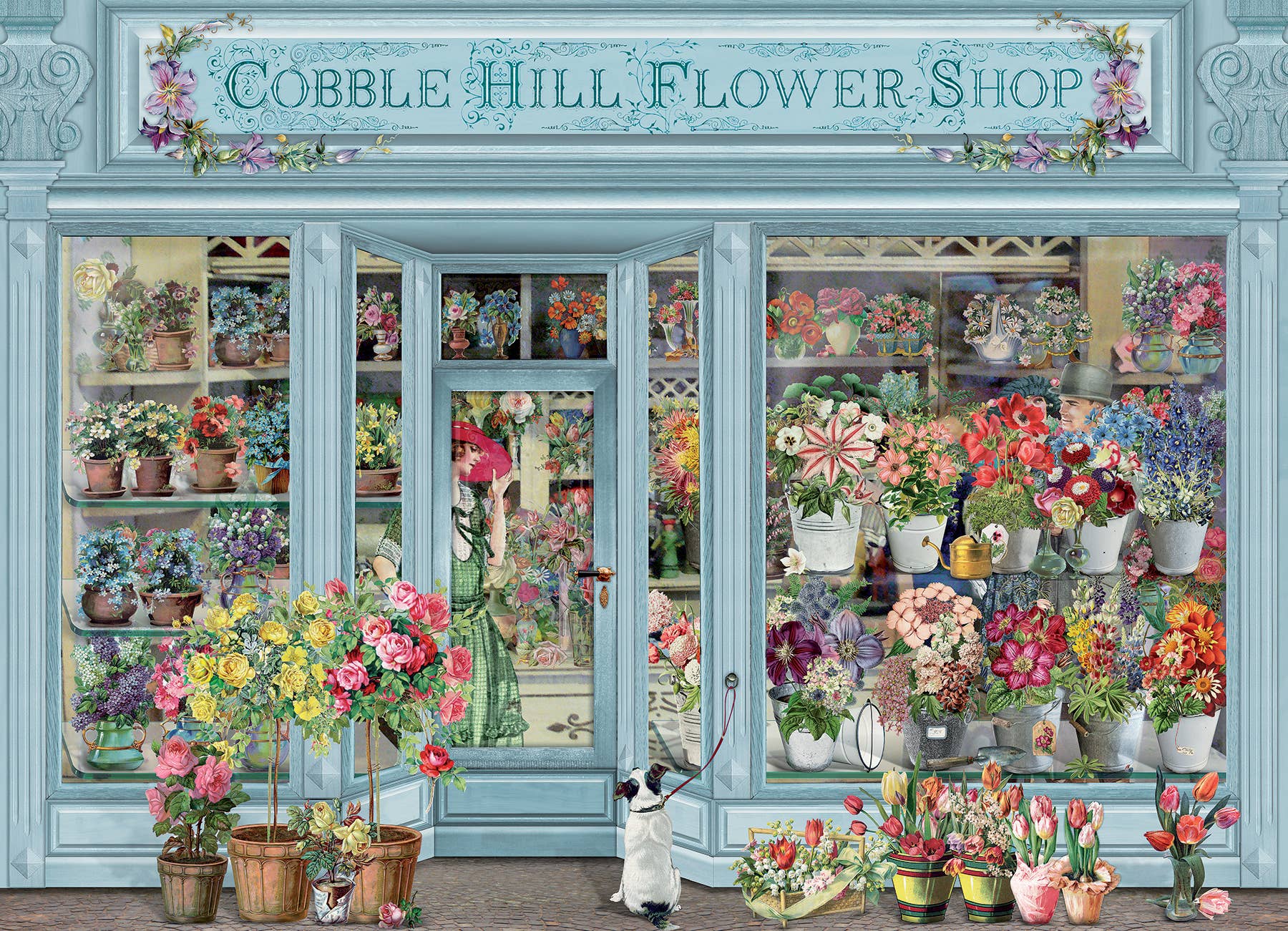 Parisian Flowers 1000pc puzzle