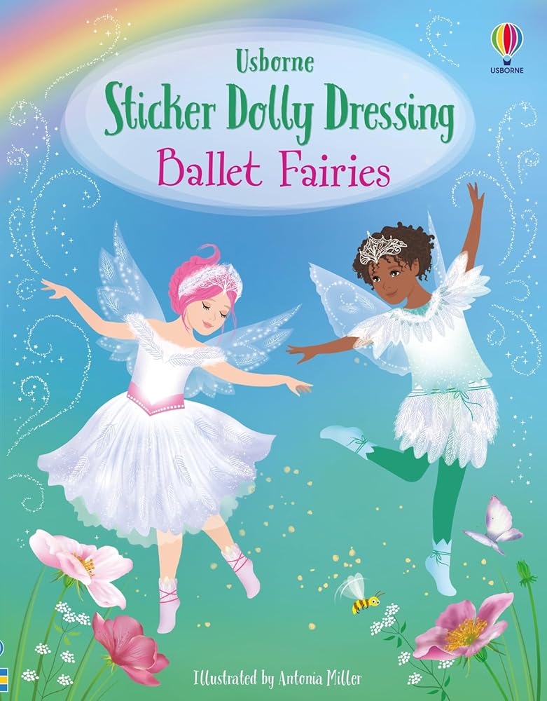 Sticker Dolly Dressing Ballet Fairies: A Charming Sticker Collection of Fairies and the Art of Dance cover image