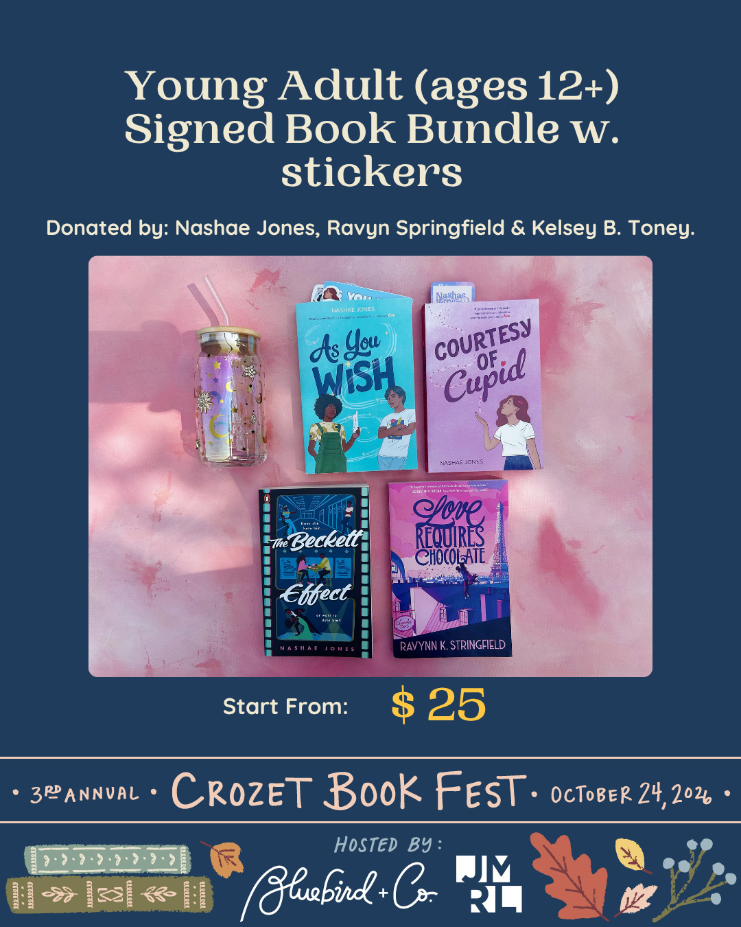 Young Adult Signed Book Bundle w. Stickers