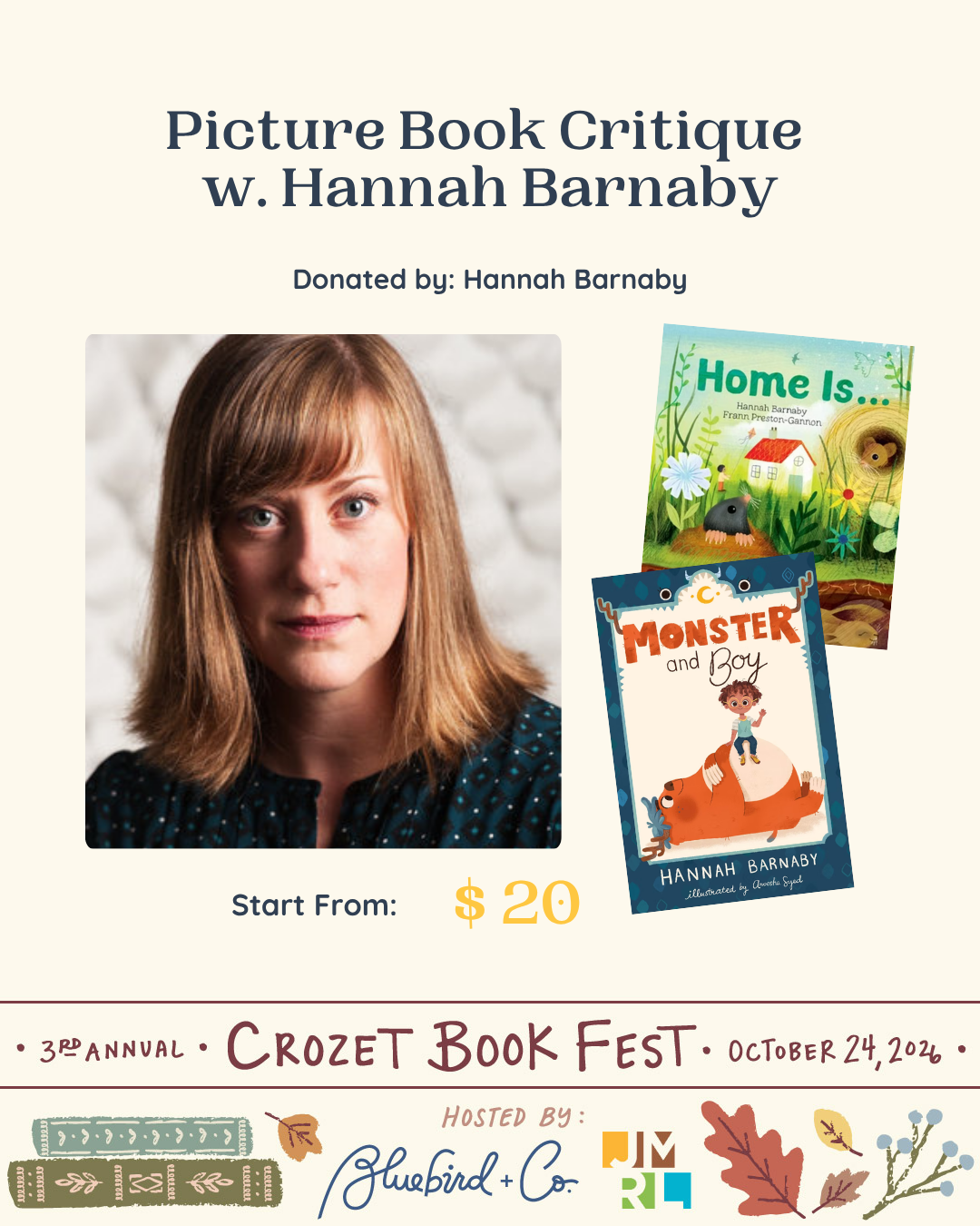 Picture Book Critique w. Hannah Barnaby
