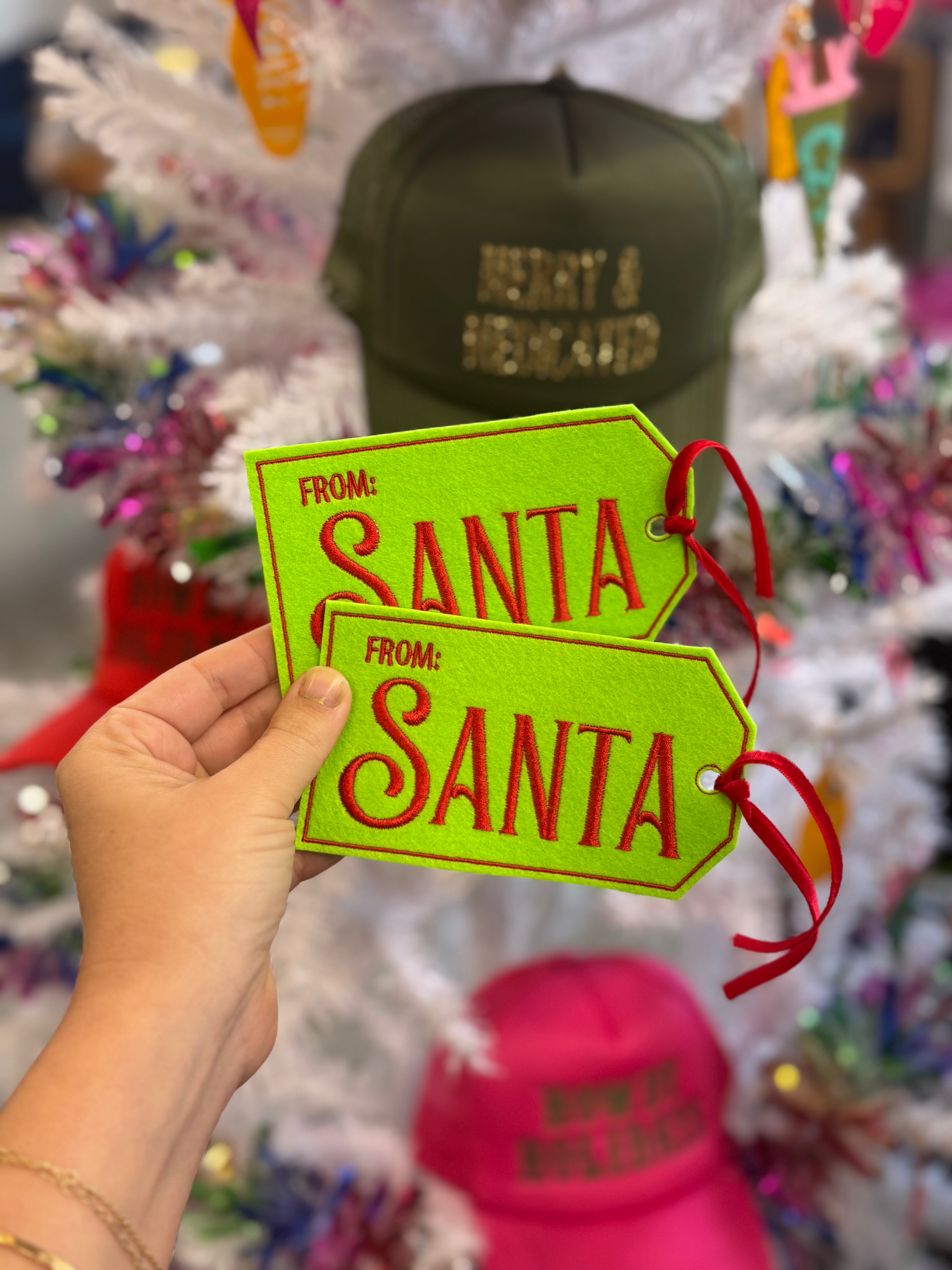 From Santa Reusable Gift Tag