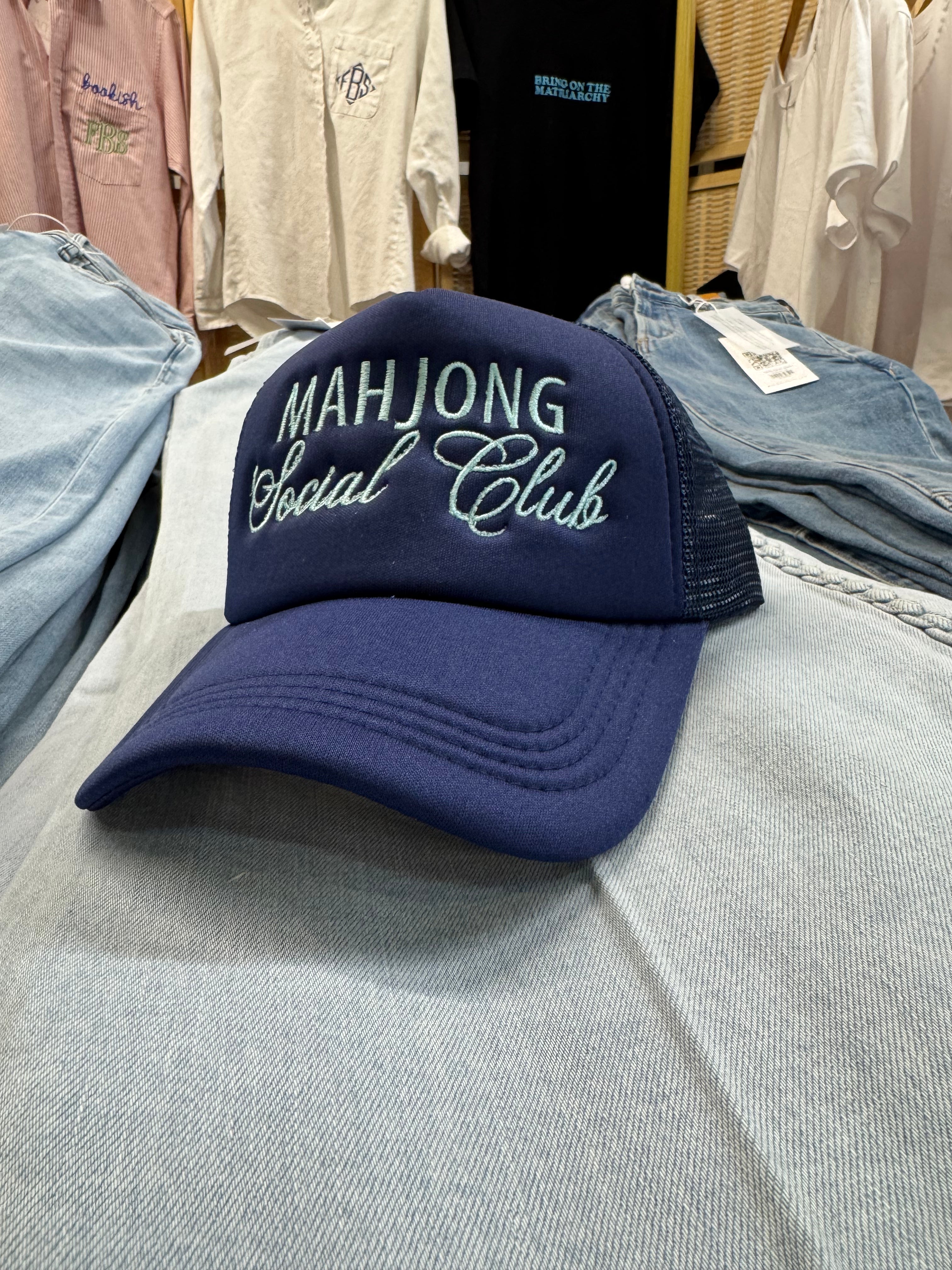 Mahjong Social Club Hat