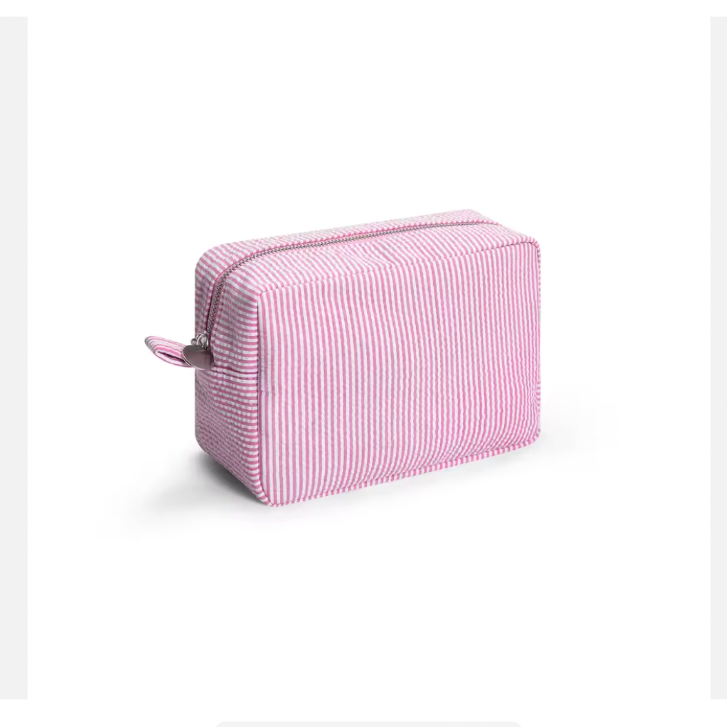 Seersucker Pouch