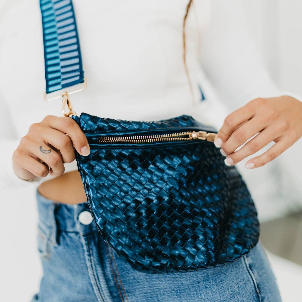 Westlyn Woven Bum Bag *NEW COLORS ADDED*: Cream