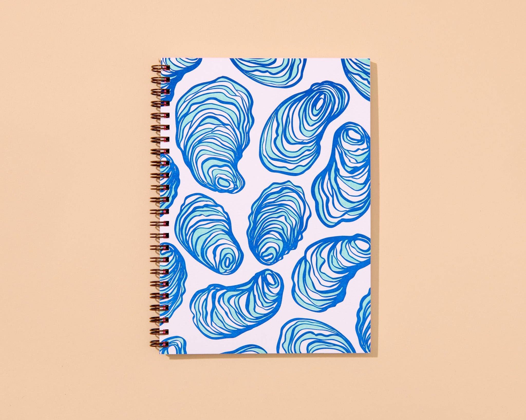 Seafood Beach Summer Spiral Notebook