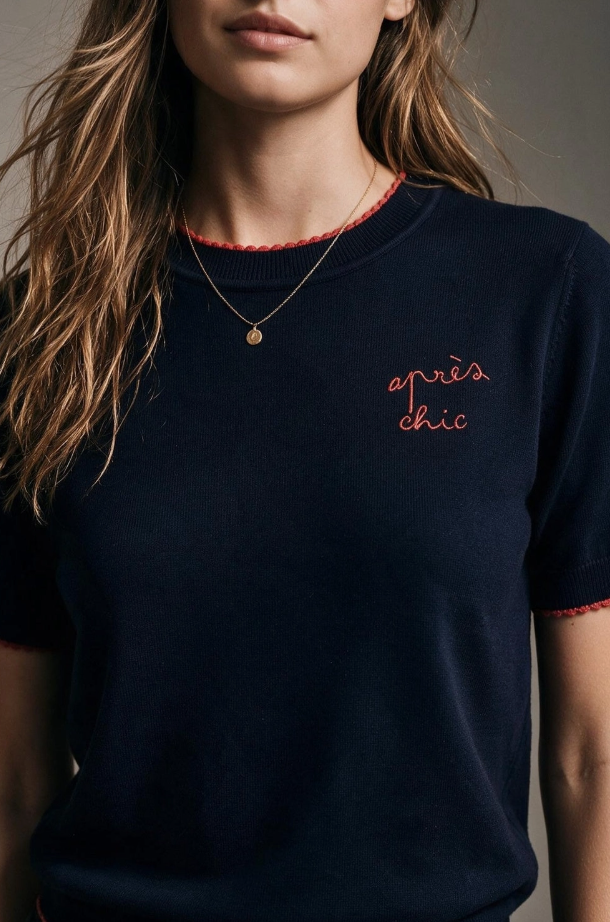 Après Chic Short Sleeve Sweater
