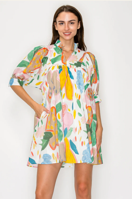Butterfly Breeze Mini Dress