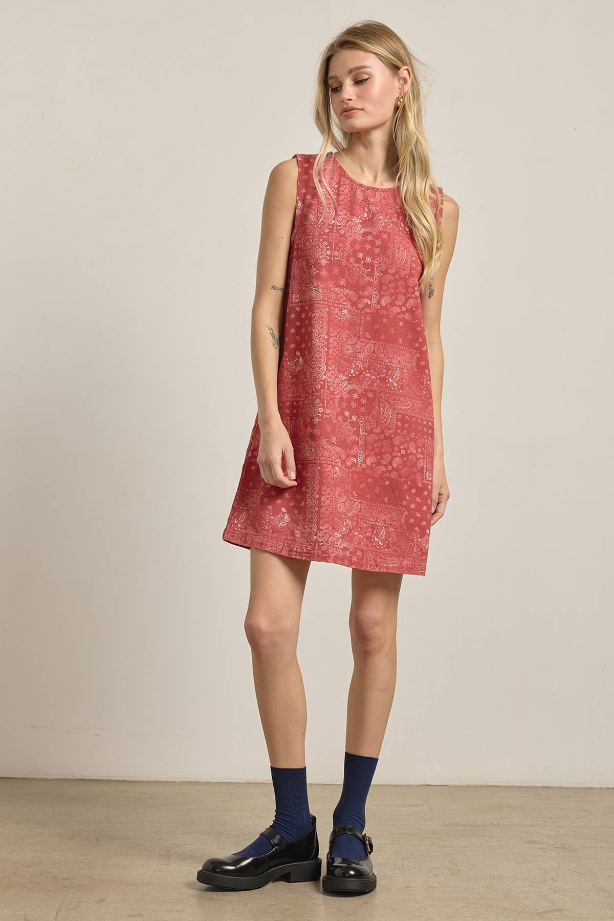The Bandana Print Shift Dress