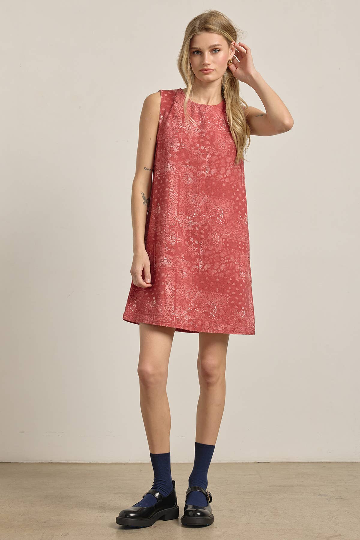 The Bandana Print Shift Dress
